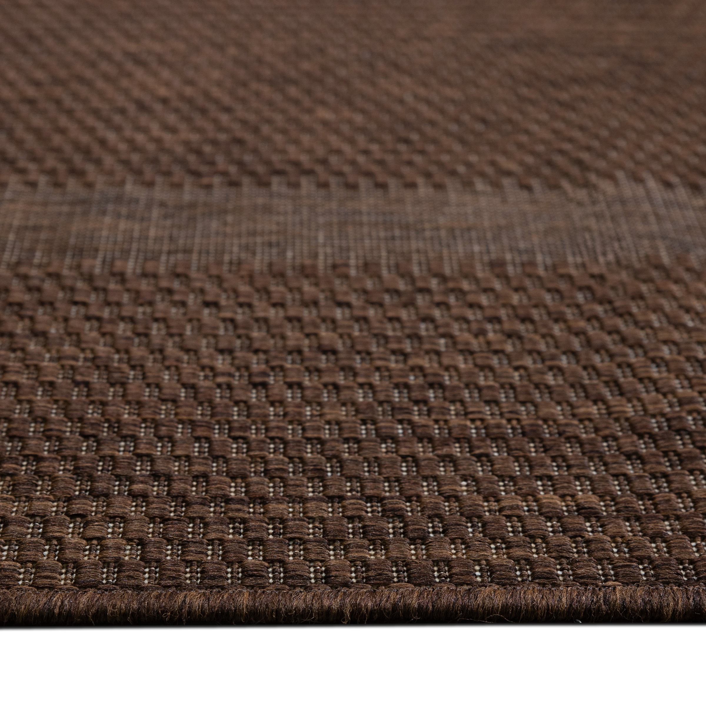 my home Teppich »Venedig Bordüre auch als Läufer erhältlich«, rechteckig, 3 mm Höhe, In- und Outdoor geeignet, Sisal-Optik, Wetterfest & UV-beständig