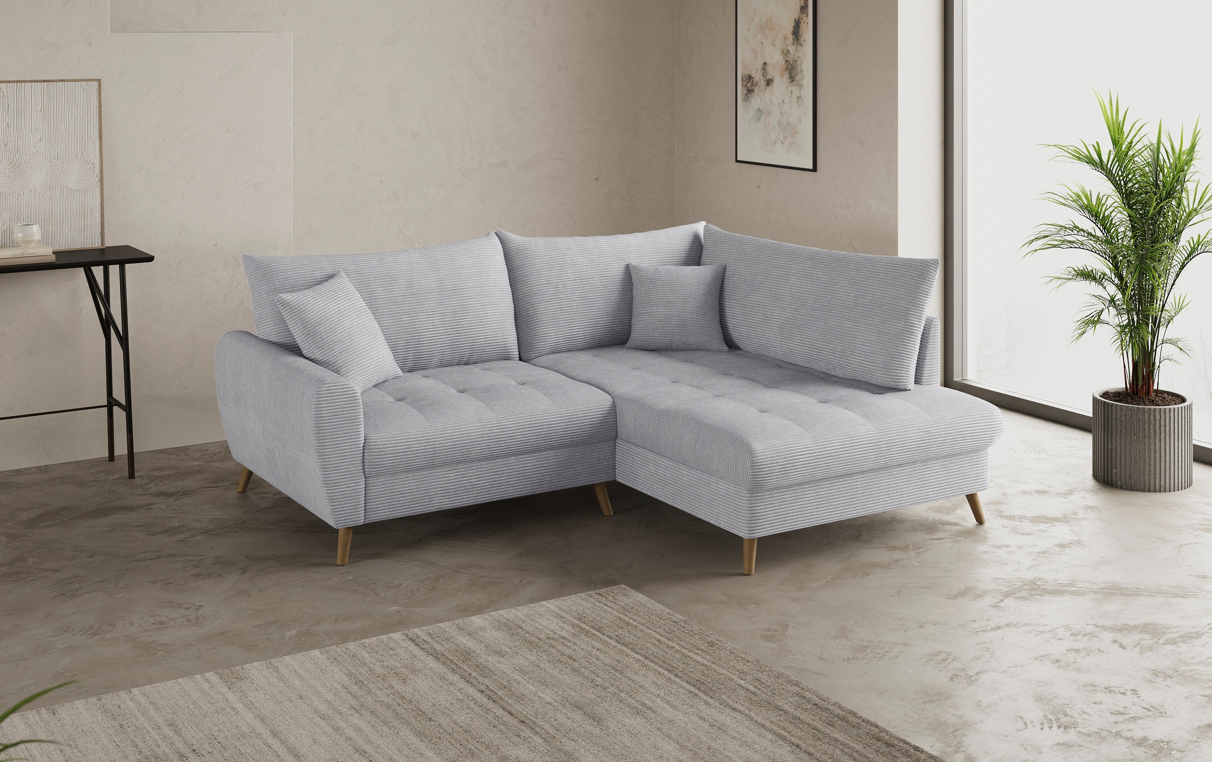 Mr. Couch Ecksofa "Blackburn II L-Form", Wahlweise mit Kaltschaumpolsterung günstig online kaufen