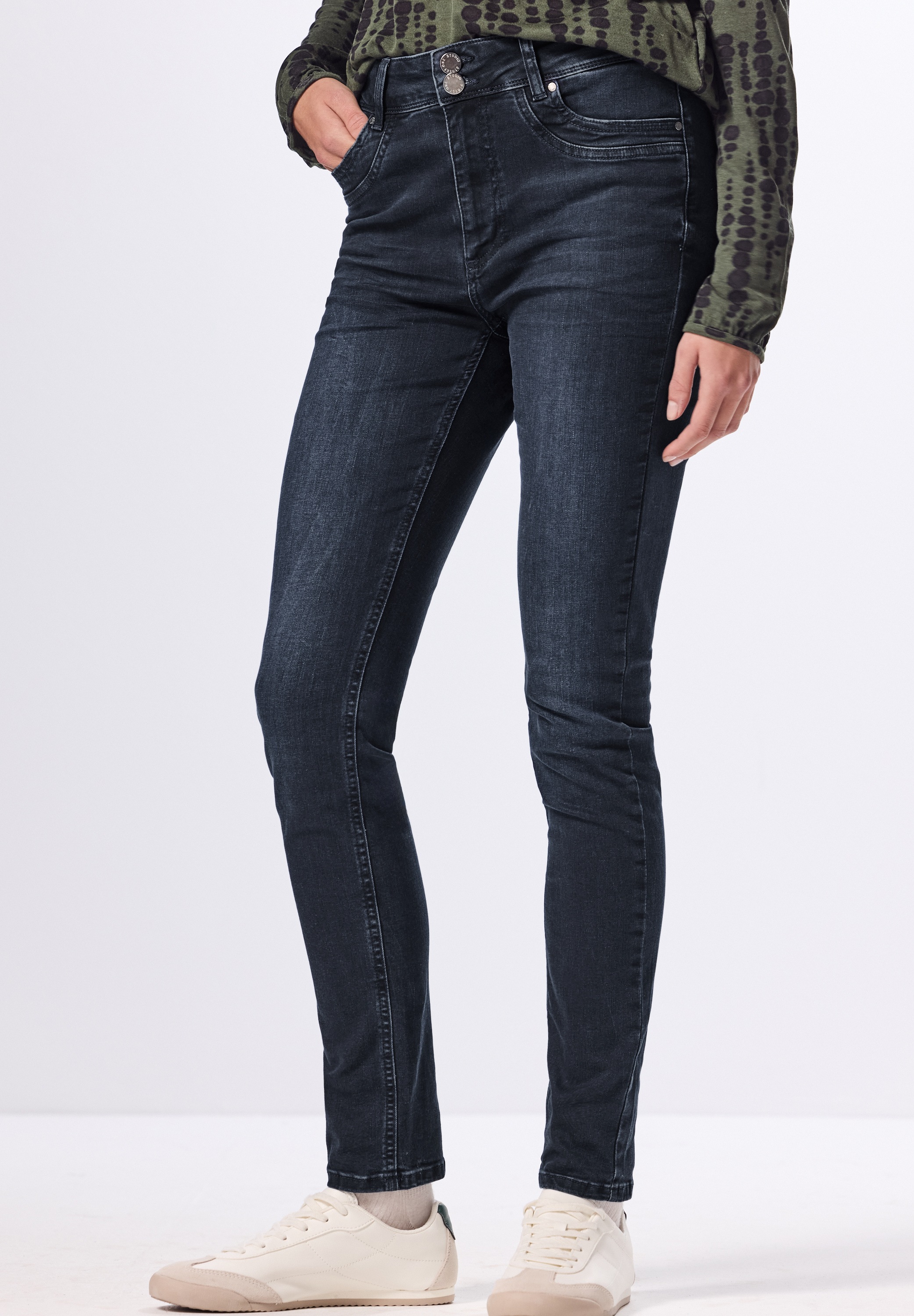 STREET ONE STUDIO Skinny-fit-Jeans, High Waist