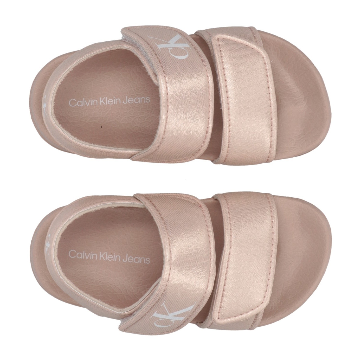 Calvin Klein Jeans Sandale, Badesandale, Klettschuh, Strandschuh mit Klettverschluss