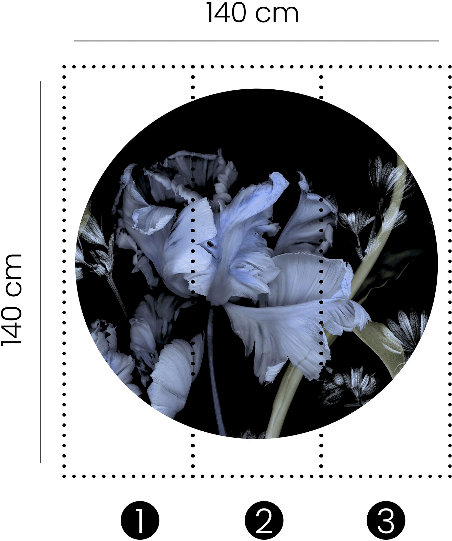 Fashion for walls Fototapete »Tiao Hua«, floral, Phthalate frei