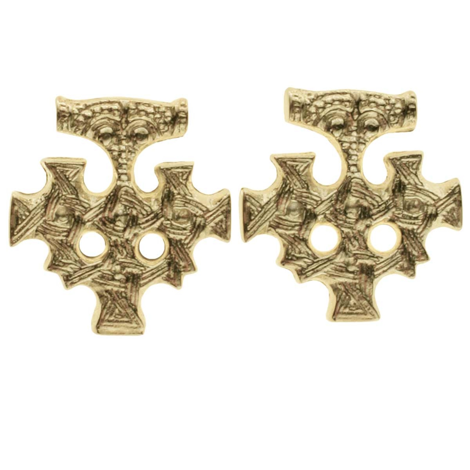 OSTSEE-SCHMUCK Paar Ohrstecker »Ostsee-Schmuck Ohrstecker Hiddensee 15 x 13 mm«, (2 tlg.)
