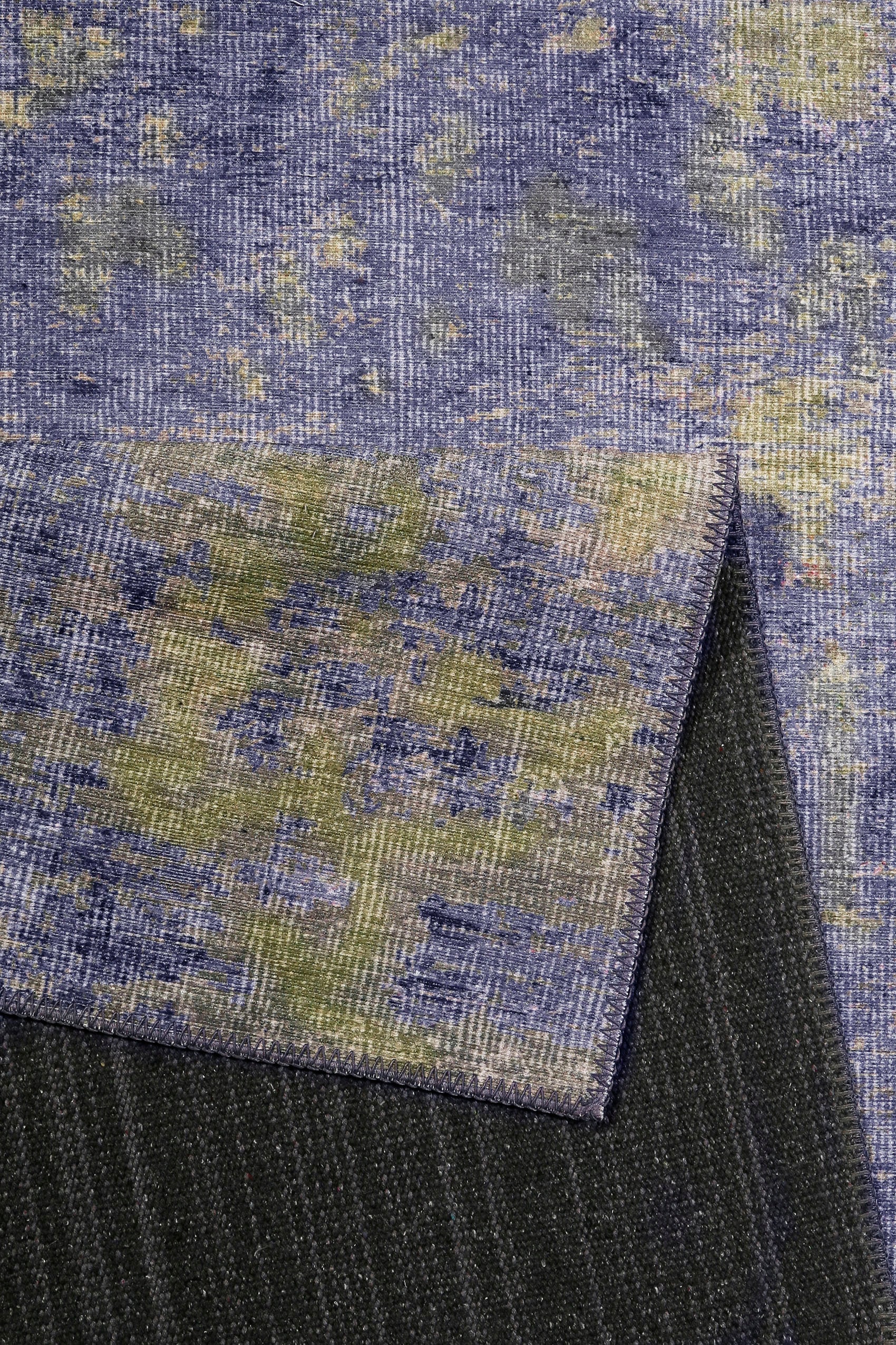 Wecon home Teppich »Night Hour«, rechteckig, 6 mm Höhe, Chenille Baumwolle, Wohnzimmer