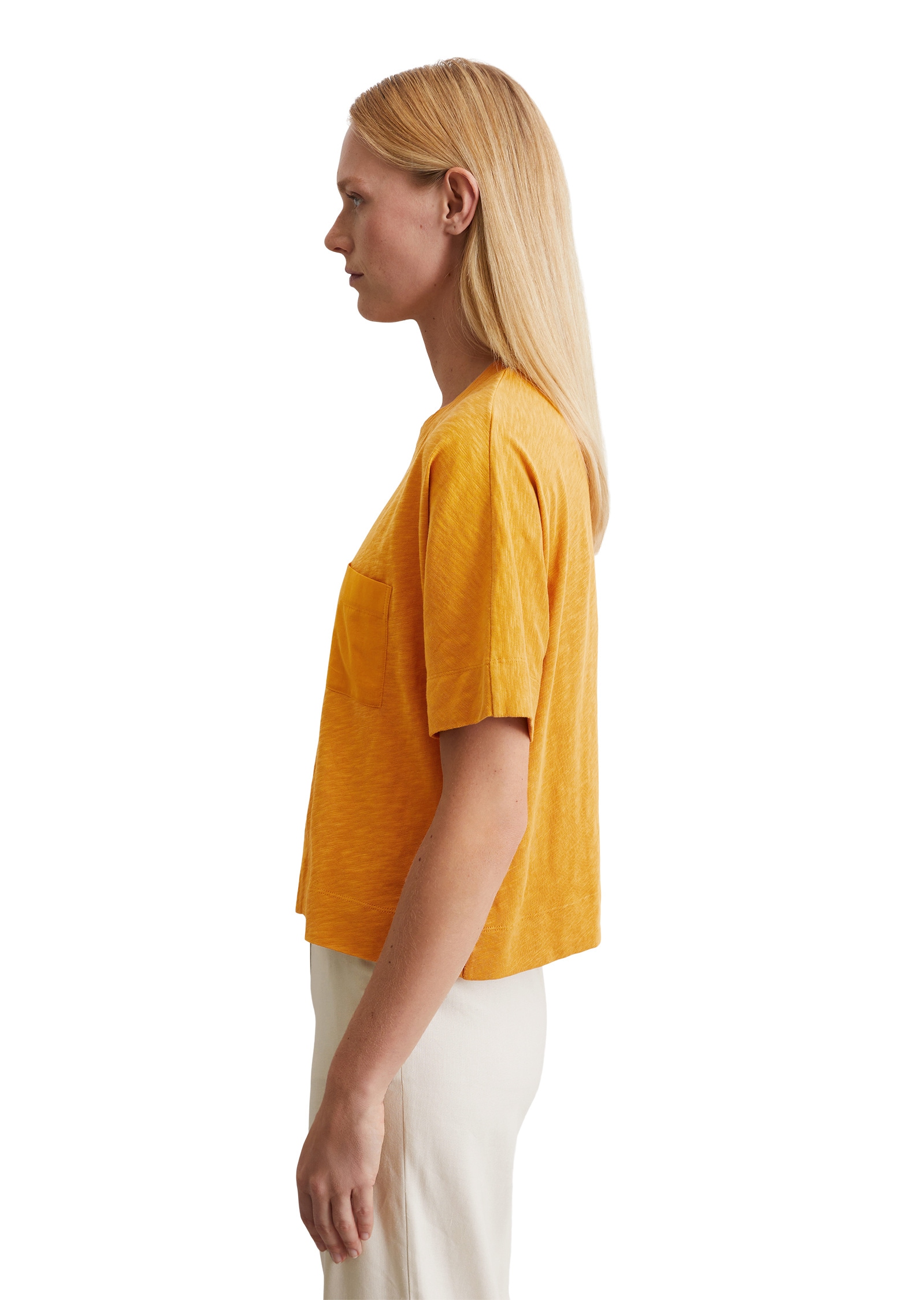 Marc O'Polo T-Shirt »mit gewebter Brusttasche«