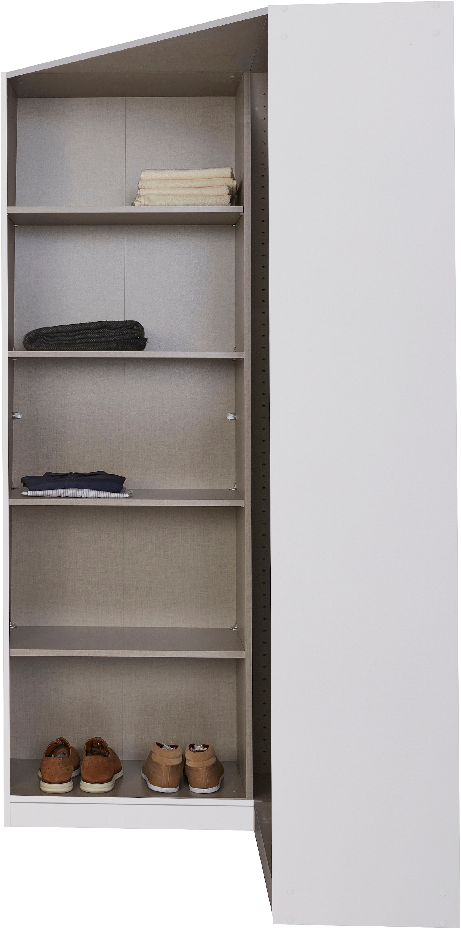 INOSIGN BY RAUCH Eckschrank »Kleiderschrank Schrank Garderobe Wäscheschrank VANDOR«, voll ausgestattet, viel Stauraum, Spiegel vollflächig MADE IN GERMANY