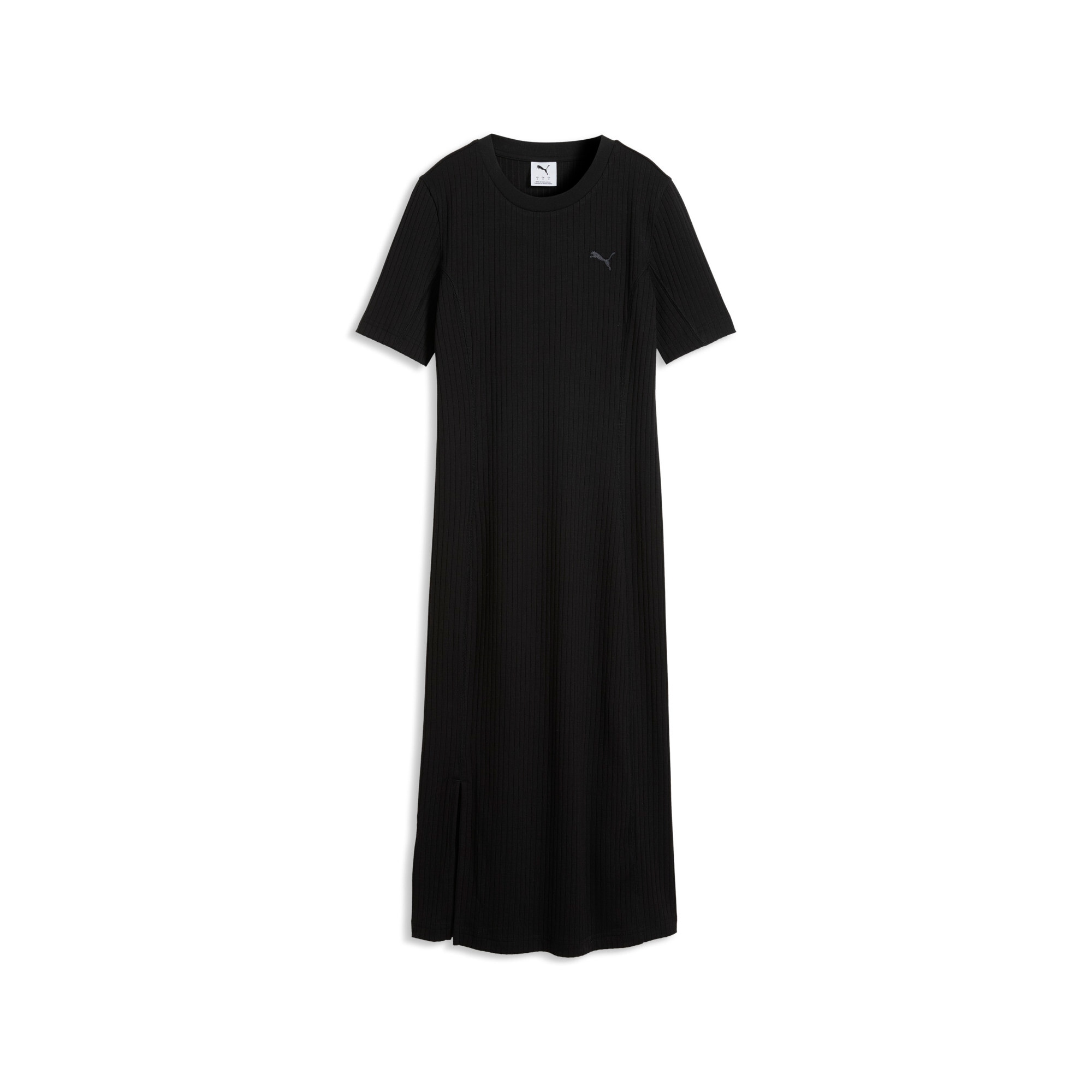 PUMA Sweatrock "HER RIB DRESS" kniebedeckende Länge, unifarbenes Design, sportlicher Schnitt