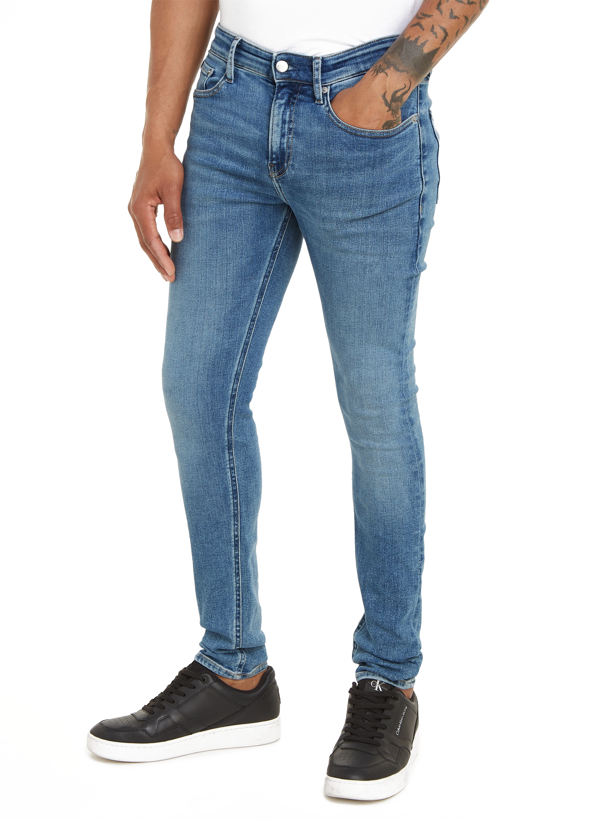 Calvin Klein Jeans Skinny-fit-Jeans "SKINNY", in klassischer 5-Pocket-Form