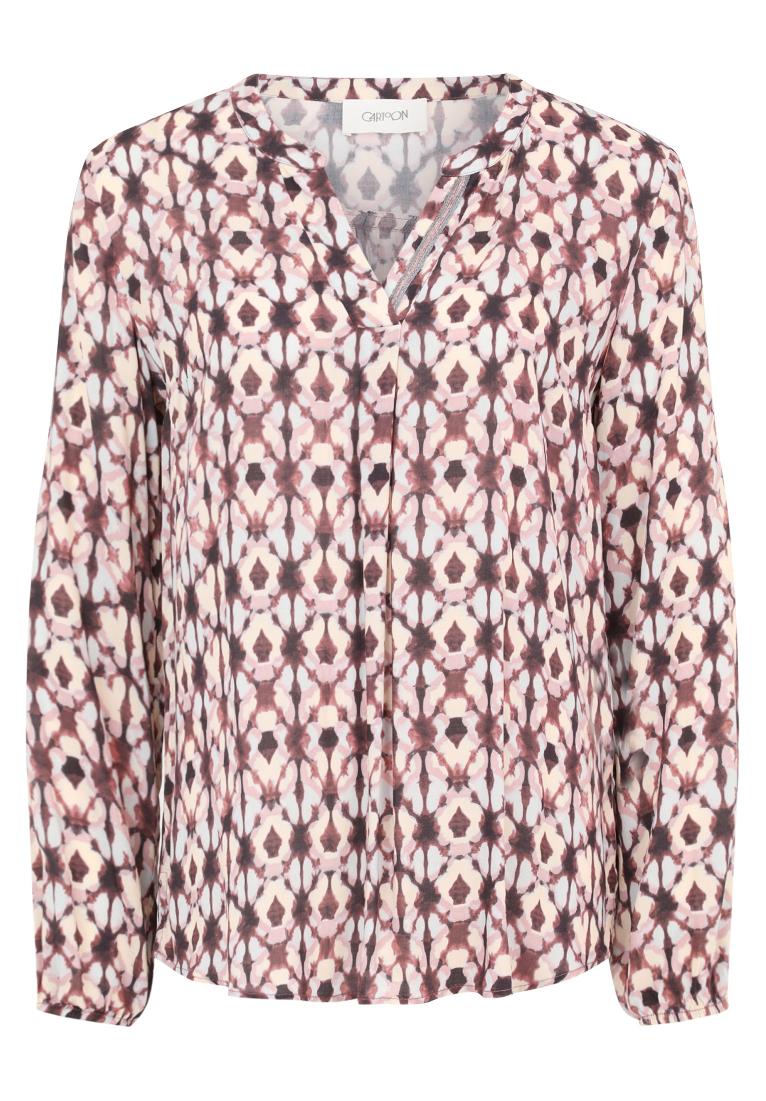 Cartoon Shirtbluse "Damen mit Muster" günstig online kaufen