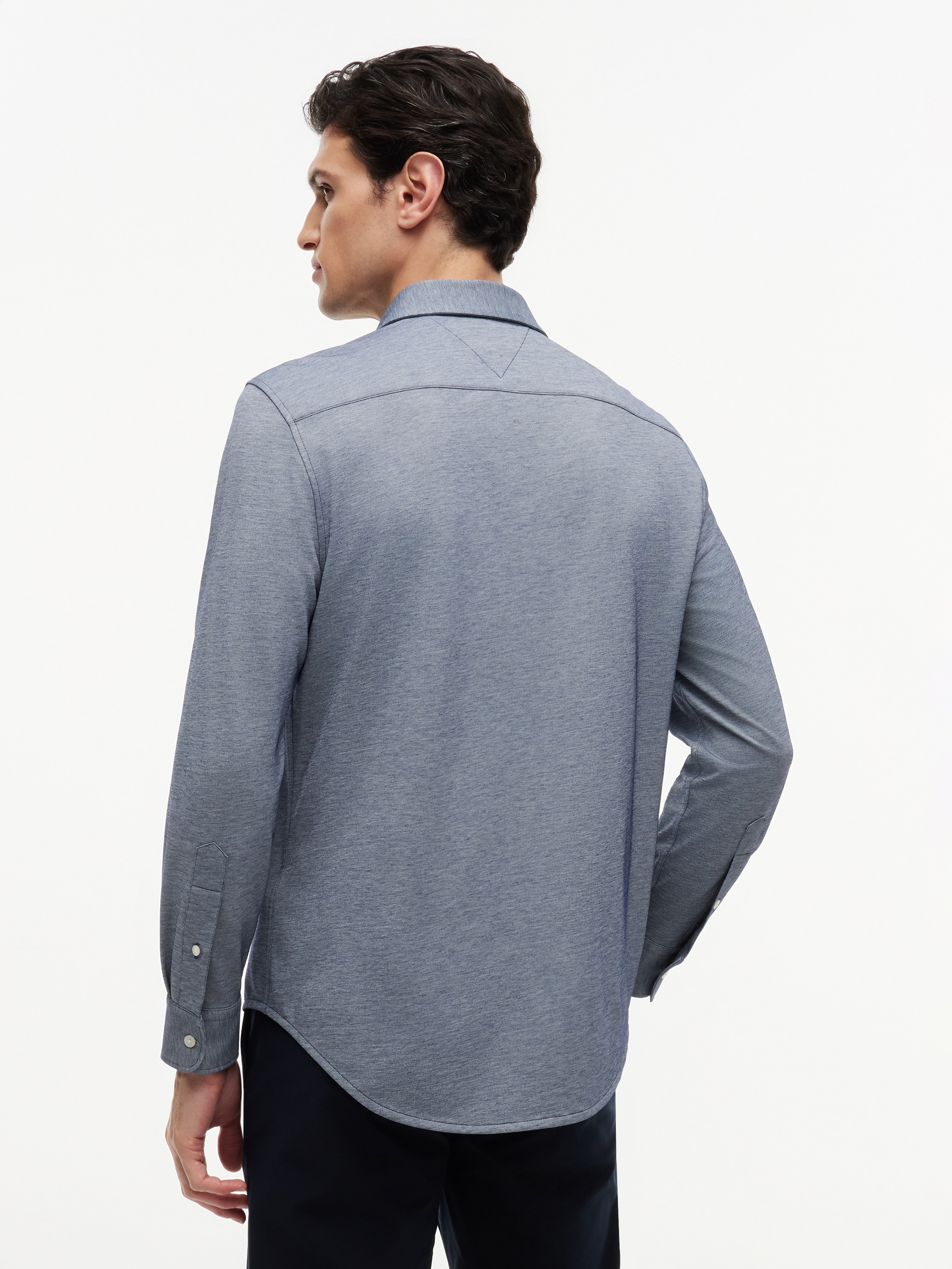 Tommy Hilfiger Langarmhemd »PERFORMANCE PIQUE OXFORD« Regular Fit Peformance Pique Oxford Casual