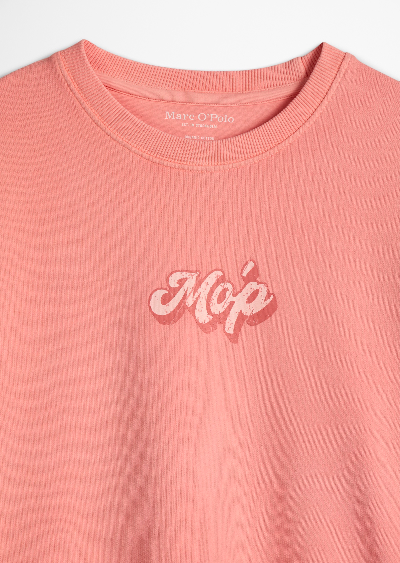 Thumbnail - Marc OPolo Junior Sweatshirt, angeraute Innenseite, modischer Rückenprint, normale Passform