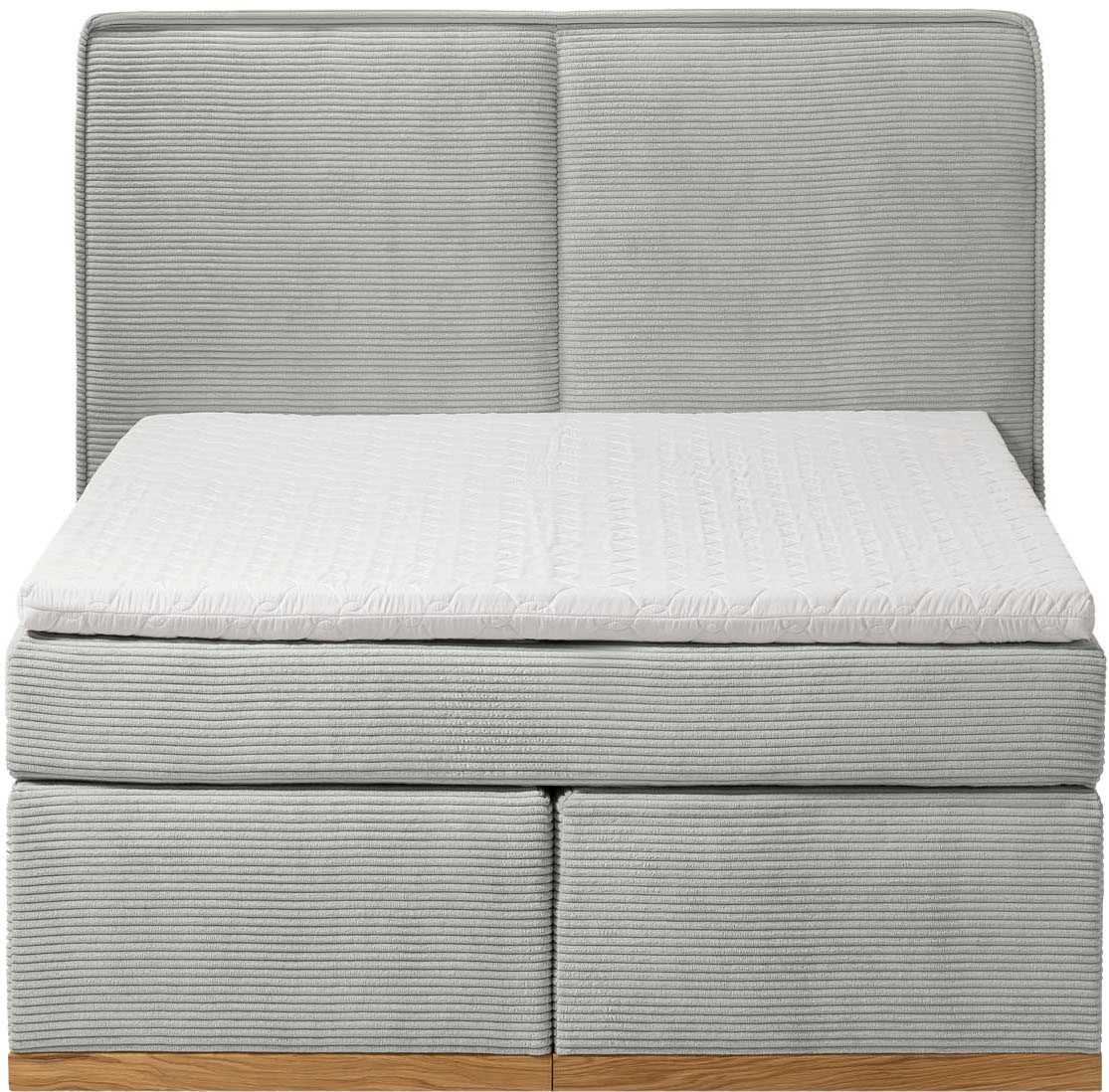 Thumbnail - Home affaire Boxspringbett "SHERWOOD Cord Hotelbett, Polsterbett Premiumbett Boxbett" Bestseller Otto´s Choice Luxusbett...