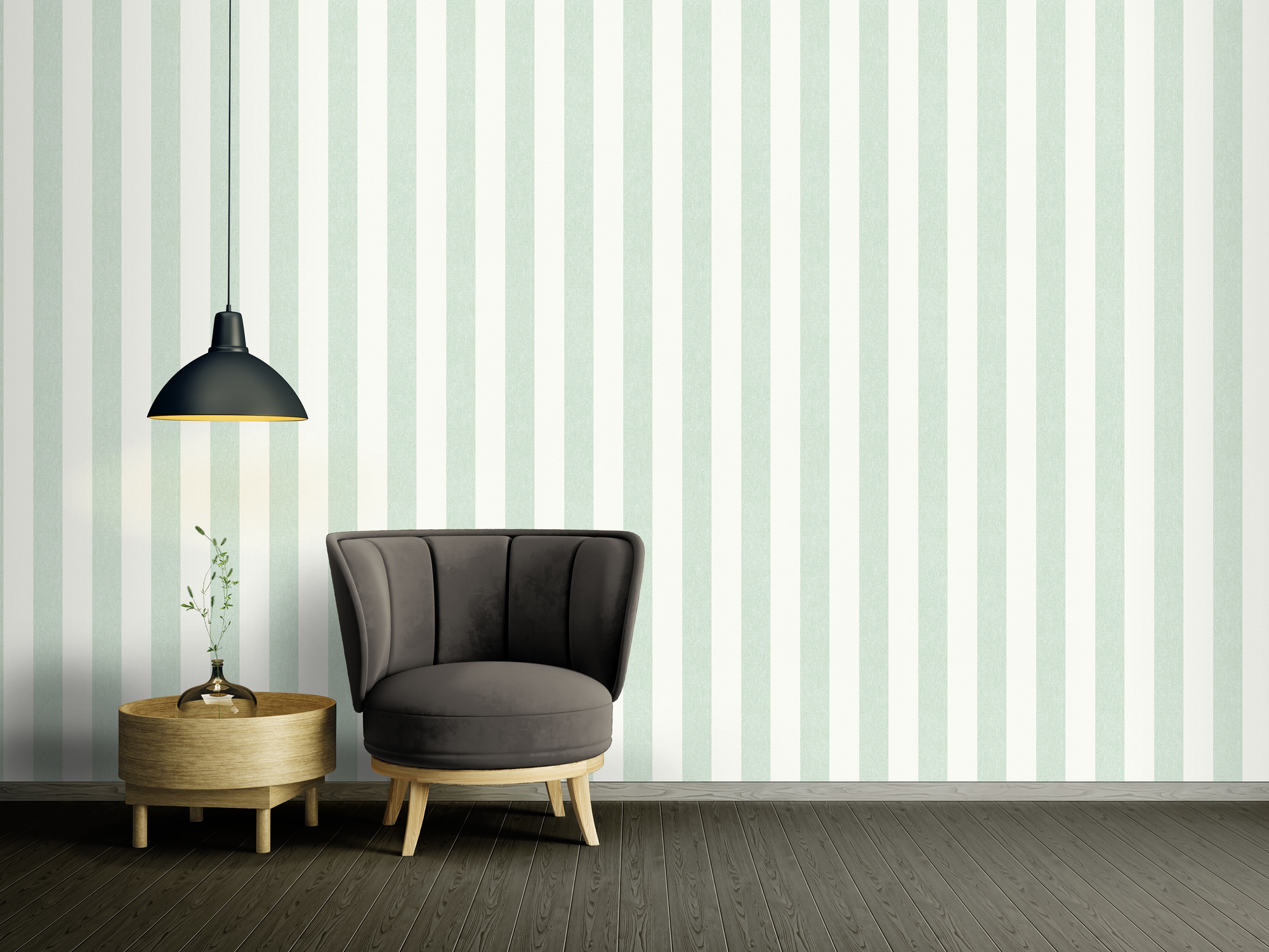 A.S. Création Vliestapete "Attractive 2 Streifentapete" gemustert matt neutral glatt Streifentapete landhaus glatt Tapeten Wohnzimmer modern Flur Design