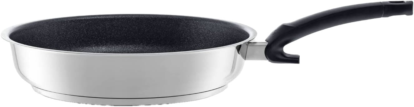 Fissler Bratpfanne "Adamant premium Edelstahlpfanne beschichtet" Edelstahl 18/0 1 Stk. tlg. induktionsgeeignet, kratzfeste Antihaft-Beschichtung, Made in Germany