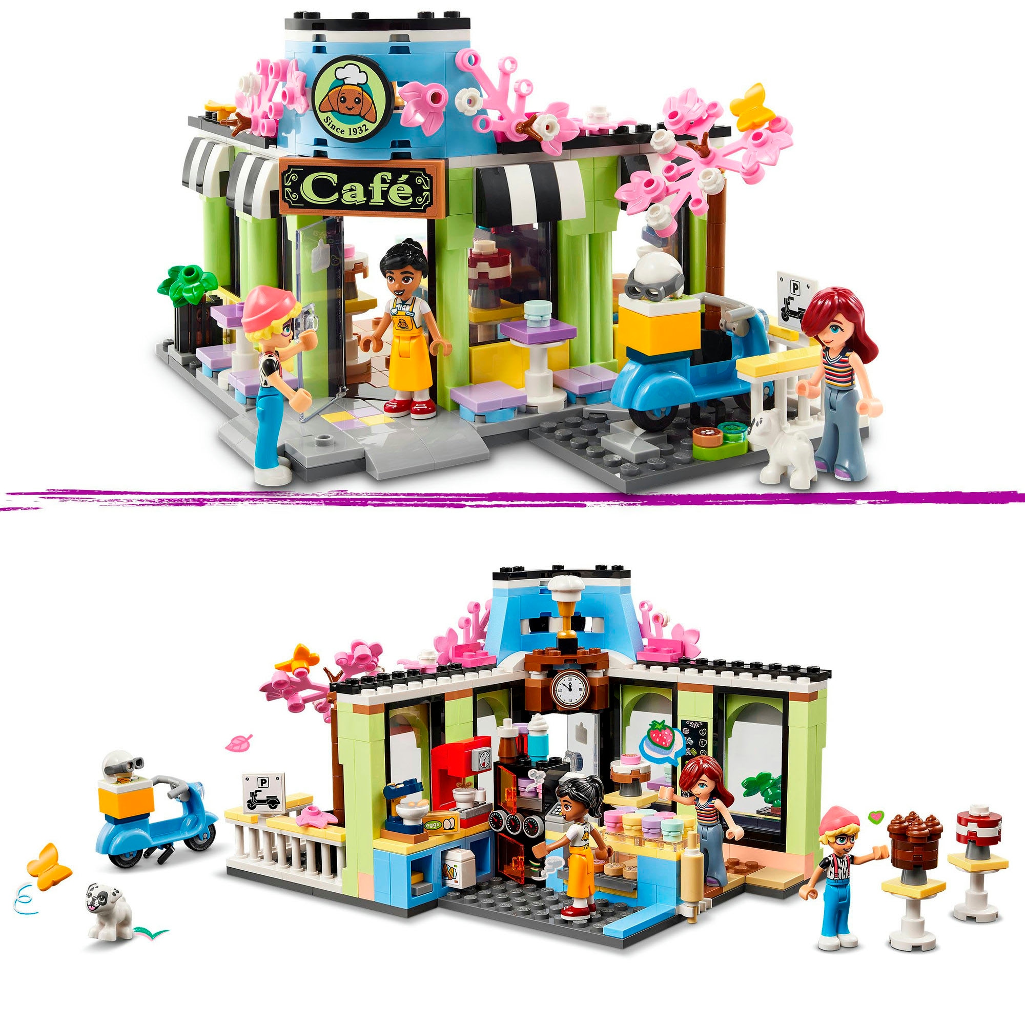 LEGO® Konstruktionsspielsteine »Heartlake City Café (42618), LEGO Friends«, (426 St.), Made in Europe