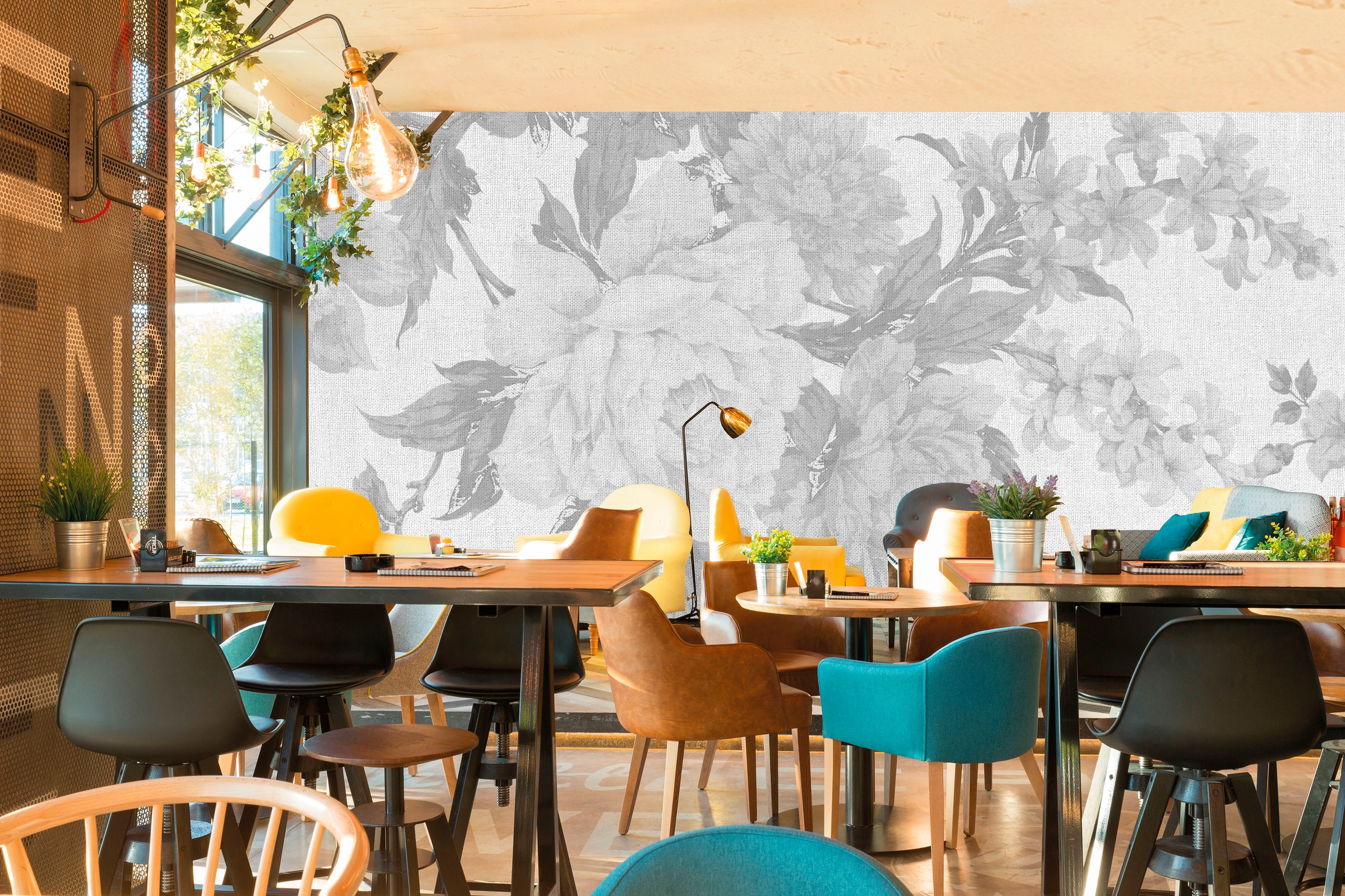 Architects Paper Fototapete »Atelier 47 Flowers 1«, floral, Vlies, Wand, Schräge, Decke
