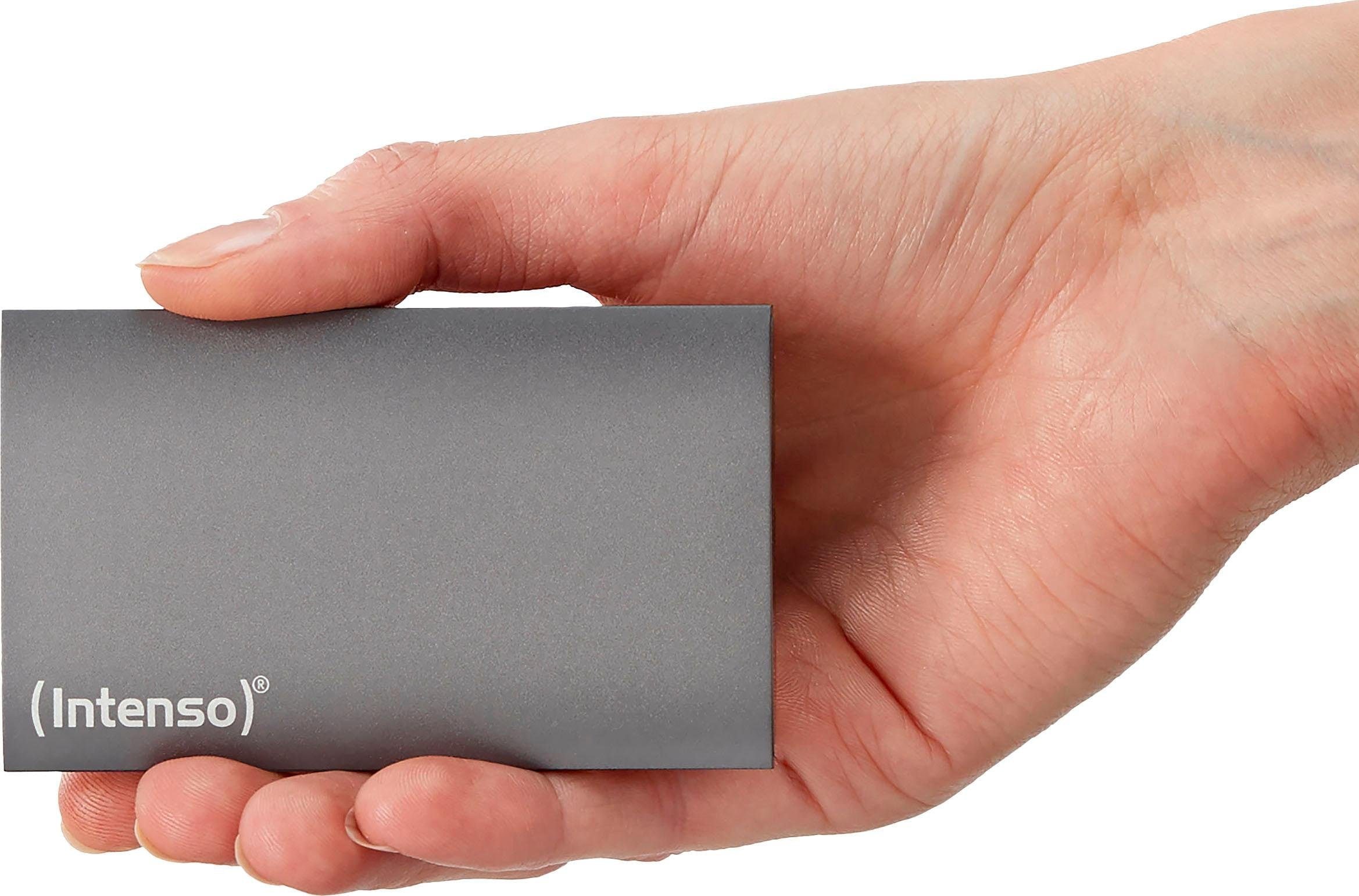 Intenso externe SSD »Portable SSD Premium«, 1,8 Zoll, Anschluss USB 3.0, Aluminium extra Slim