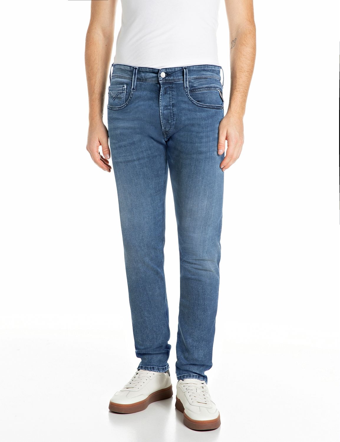 Replay Slim-fit-Jeans "Anbass Superstretch" elastisch