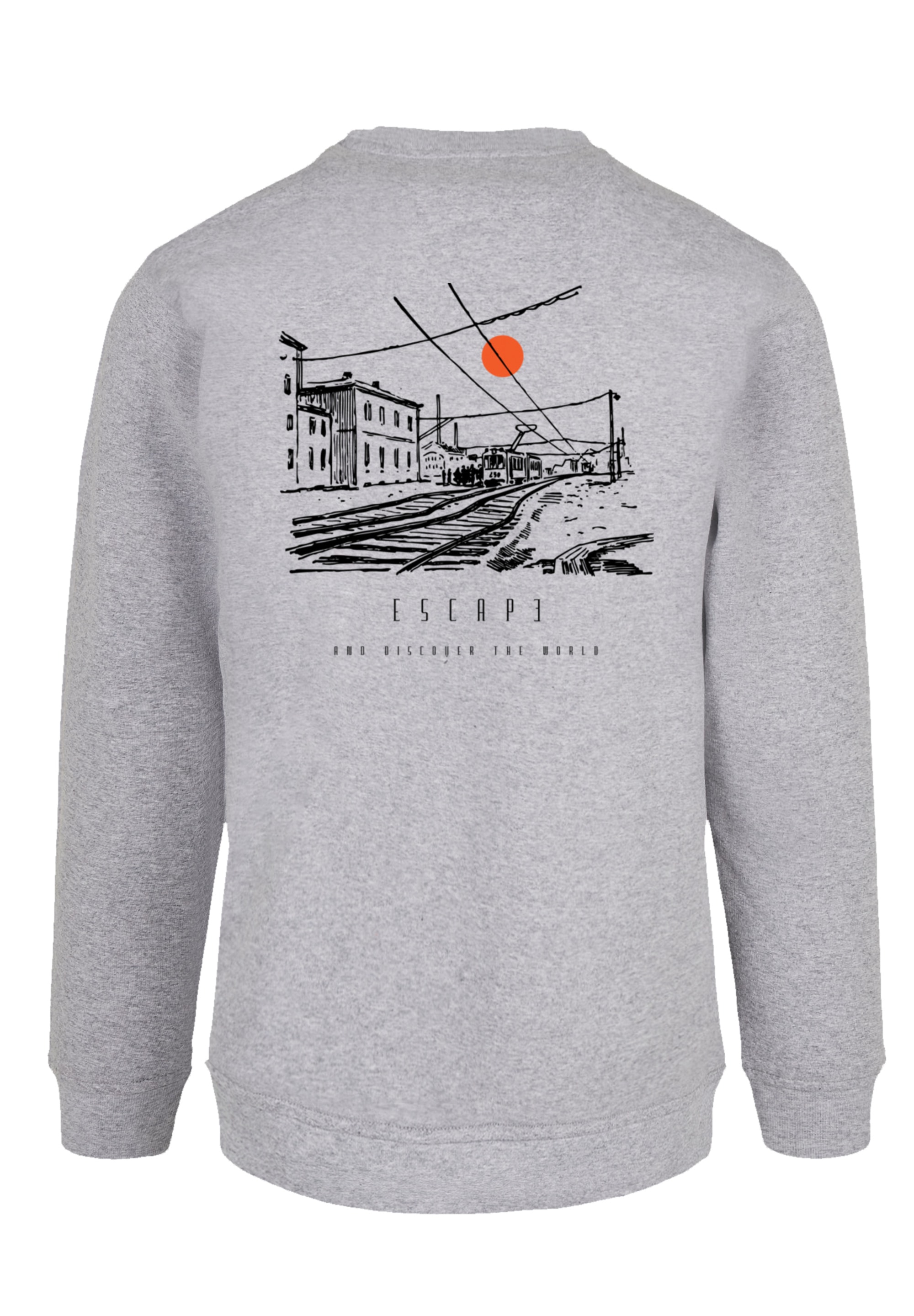 F4NT4STIC Sweatshirt »Escape Discover the World Town Train Station«, Premium Qualität, ESCAPE Collection
