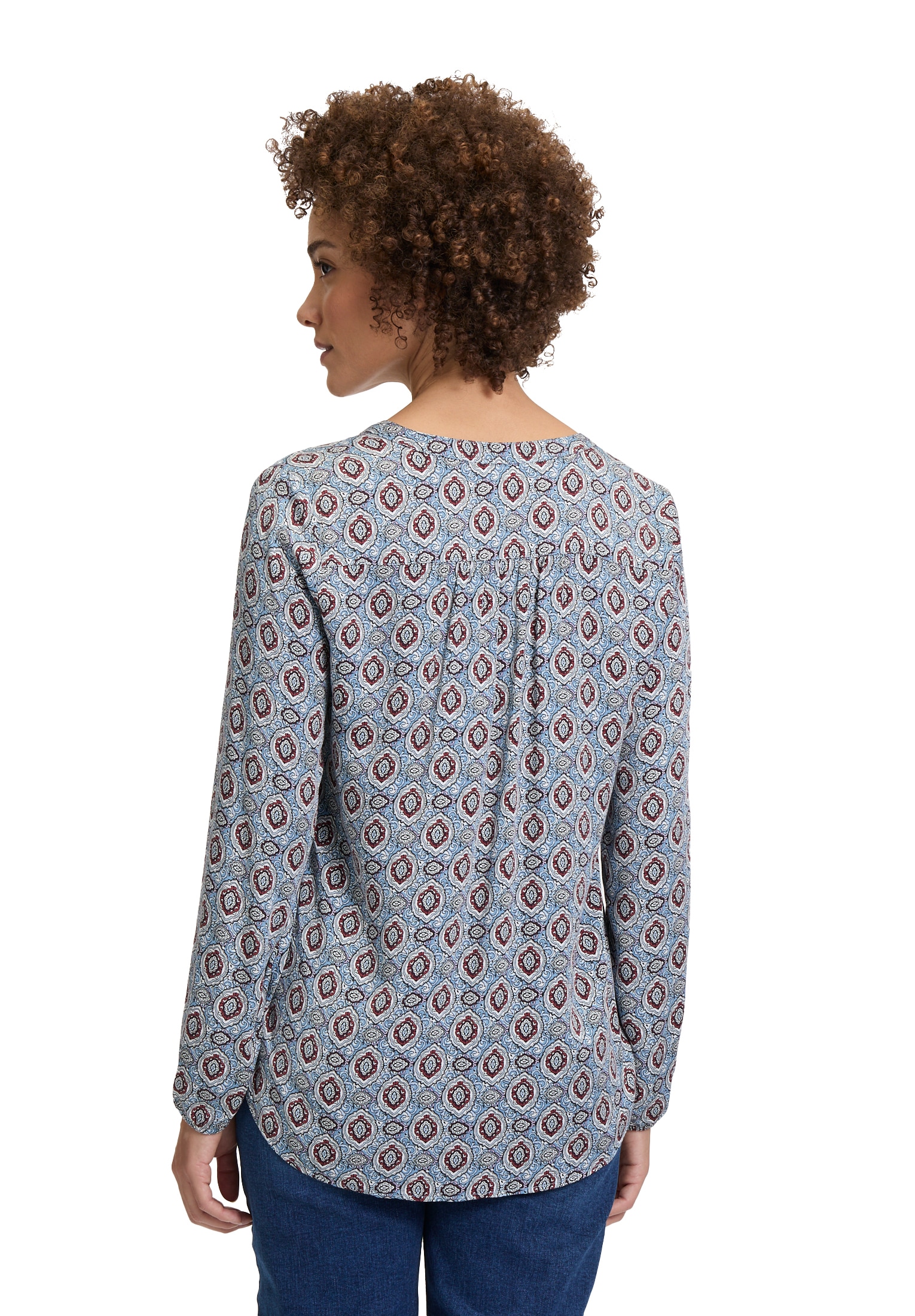 Cartoon Schlupfbluse »Cartoon Damen Casual-Bluse mit Muster«
