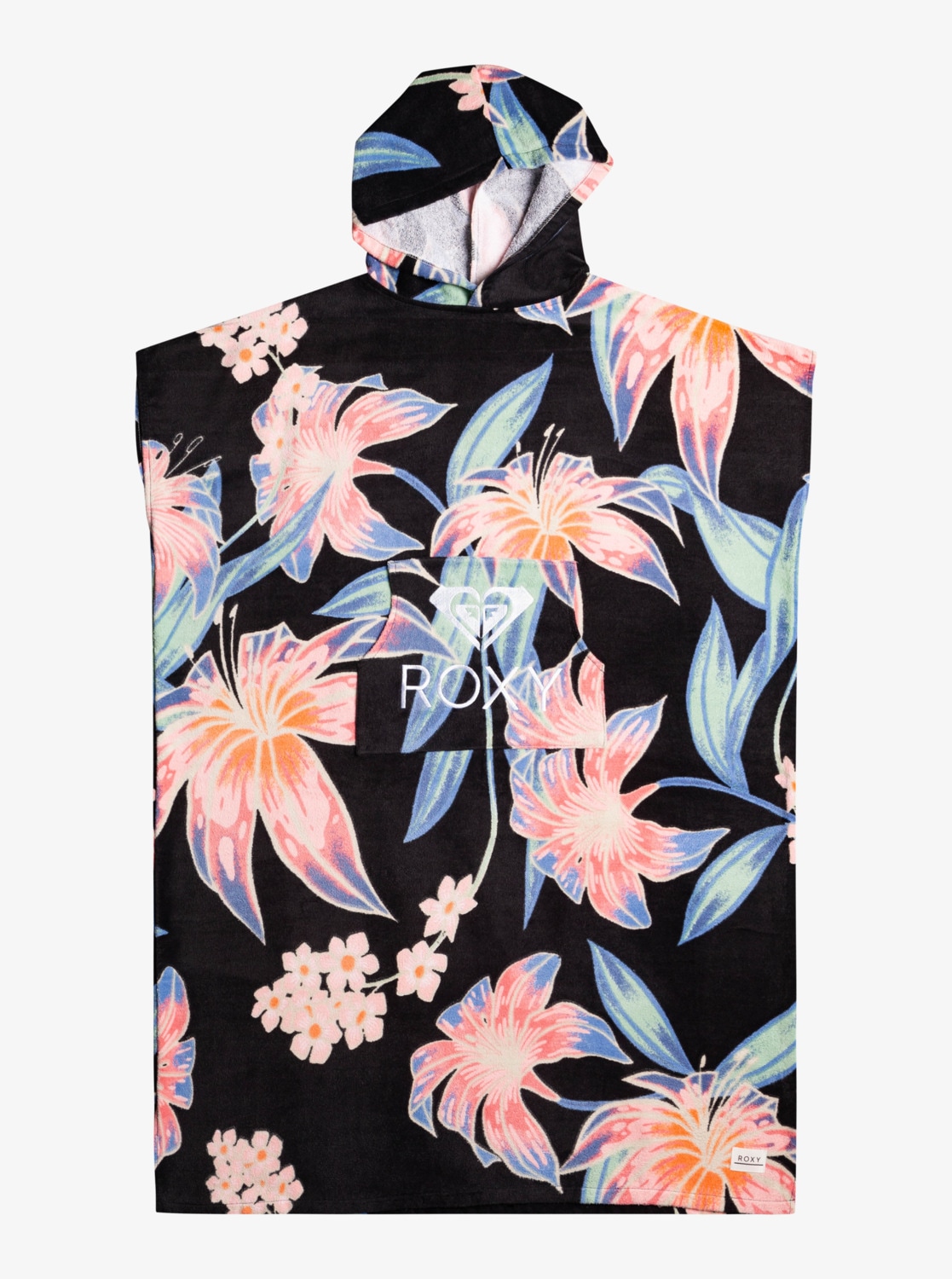 Roxy Fleeceponcho »Stay Magical Printed«, mit Kapuze