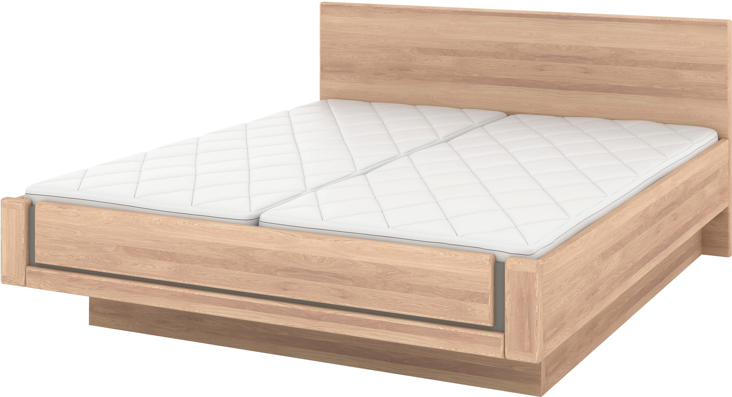 Musterring Holzbett "Sorrent, Bettgestell, Bettrahmen, teilmassiv Eiche", ( günstig online kaufen