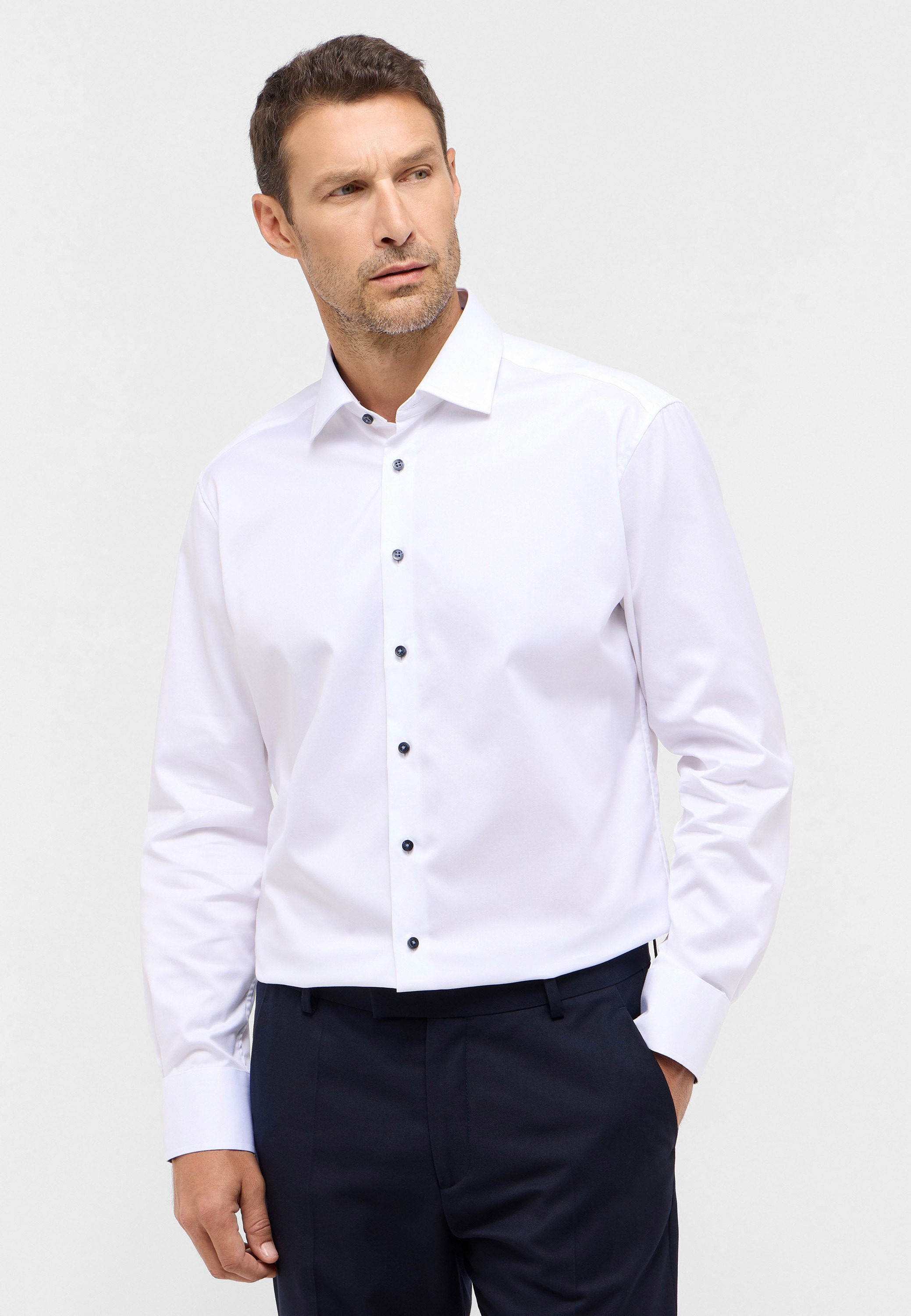 Eterna Langarmhemd "MODERN FIT", NON IRON (bügelfrei) günstig online kaufen