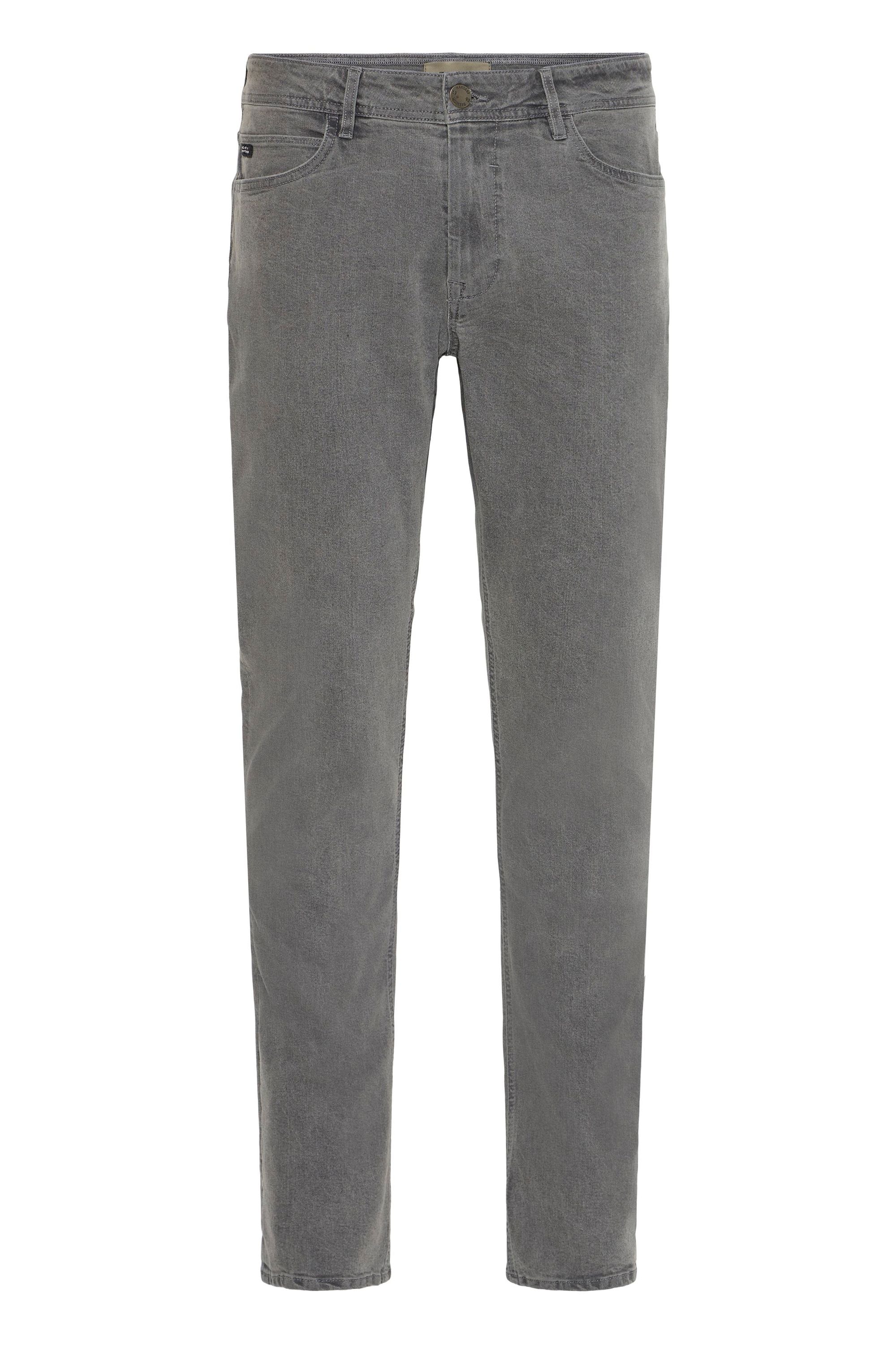 Slim-fit-Jeans BLEND "BHZinor", Herren, Gr. 32, Länge 32, denim grau, Denim/Jeans, 68% Baumwolle, 27% Polyester, 3% Viskose, 2% Elasthan, unifarben, normal lang, Jeans Slim-fit-Jeans, Klassische Jeans im 5-Pocket-Stil