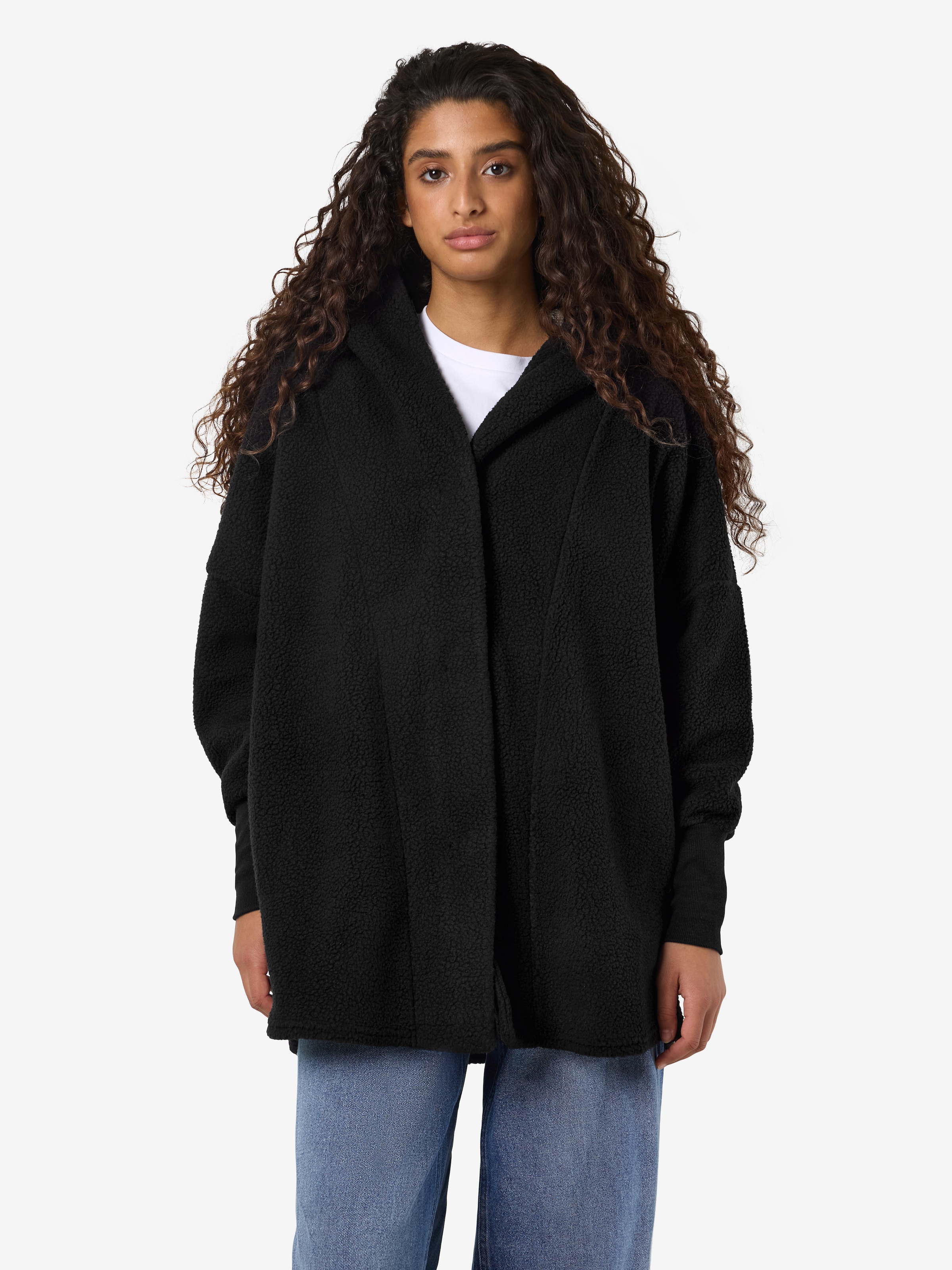 Noisy may Kapuzensweatjacke "NMCOZY L/S LONG SHACKET W HOOD JRS NOOS" günstig online kaufen