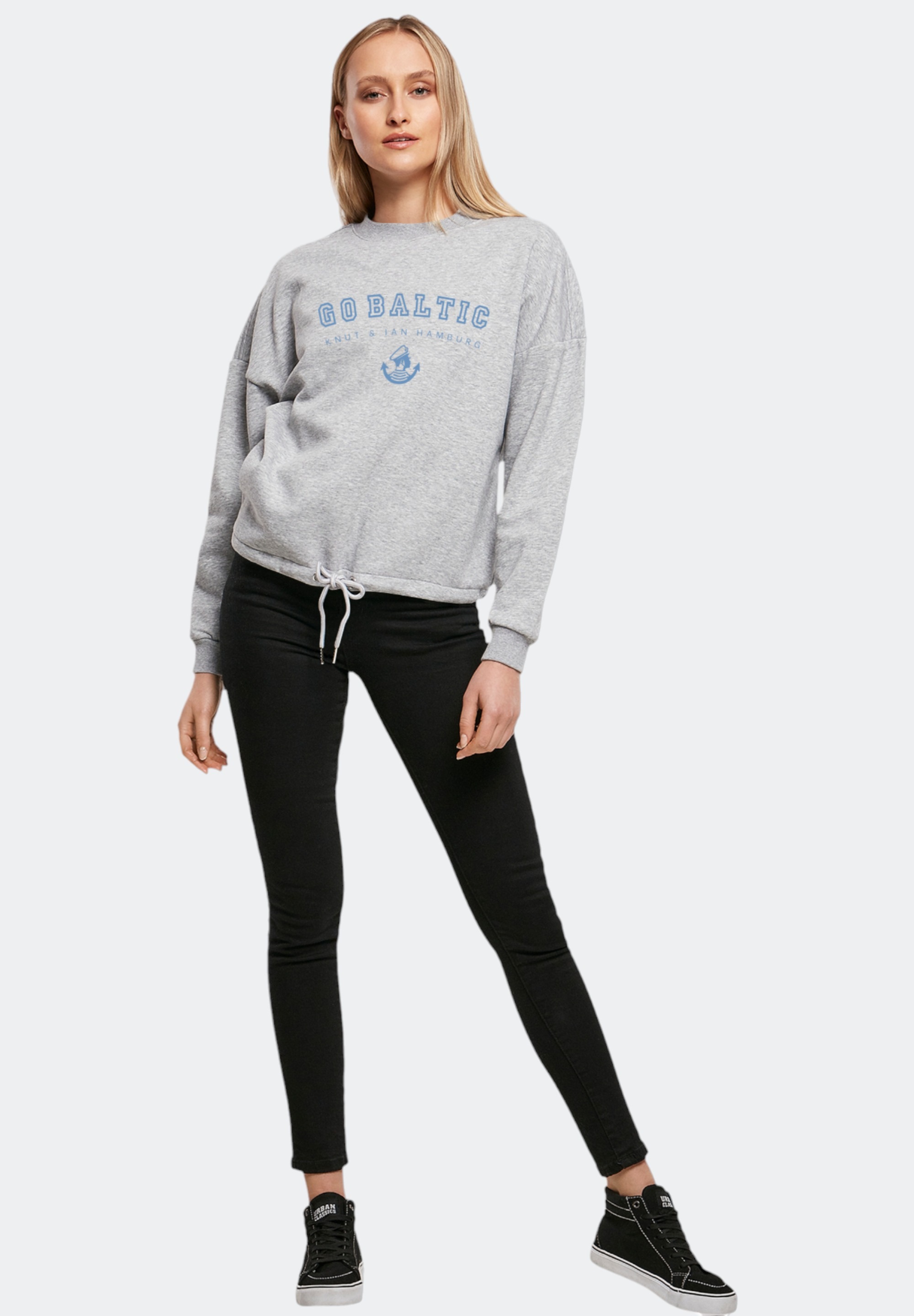 F4NT4STIC Sweatshirt »Go Baltic Knut & Jan Hamburg«, Print