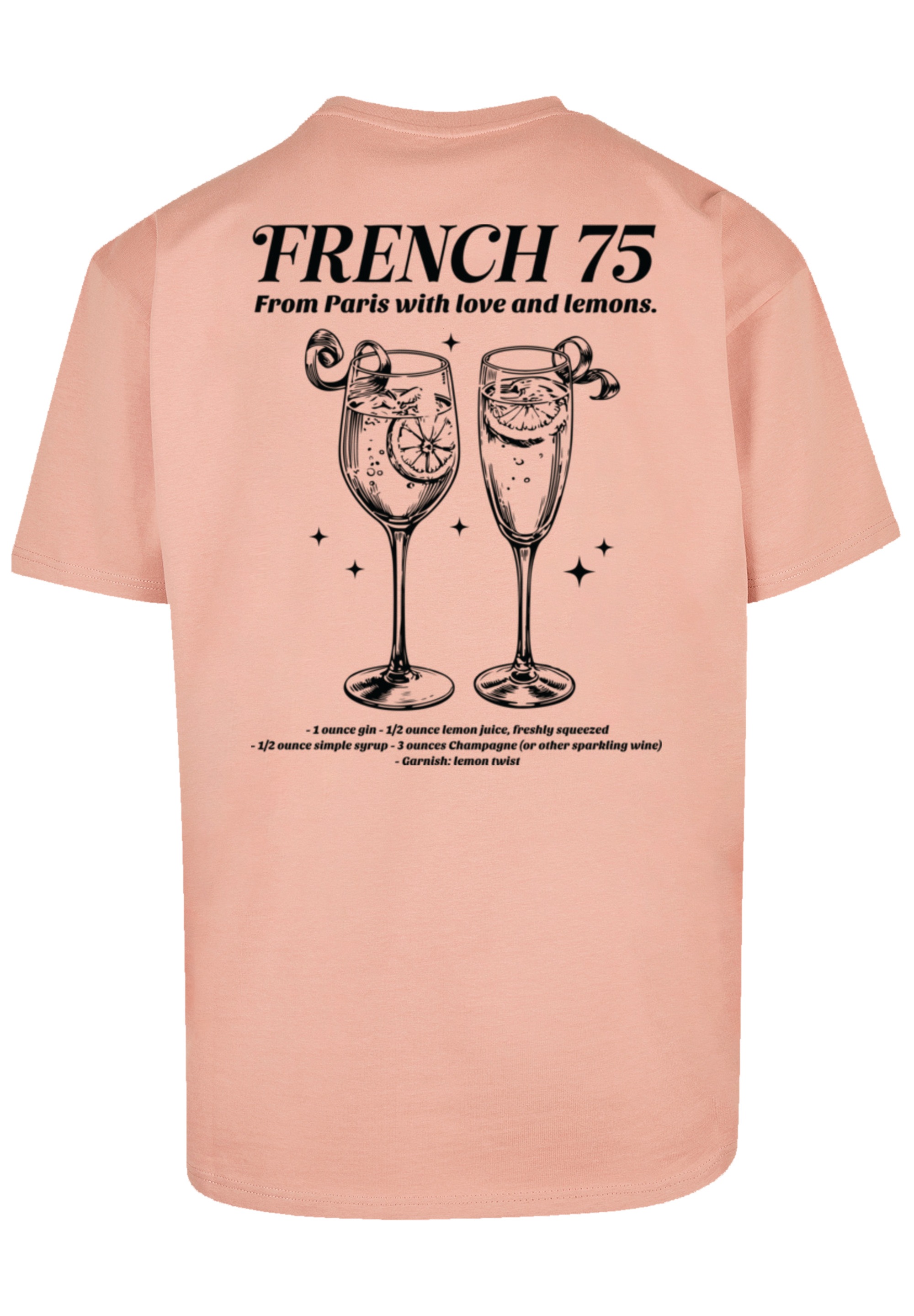 F4NT4STIC T-Shirt »French 75 From Paris With Love« Premium Qualität