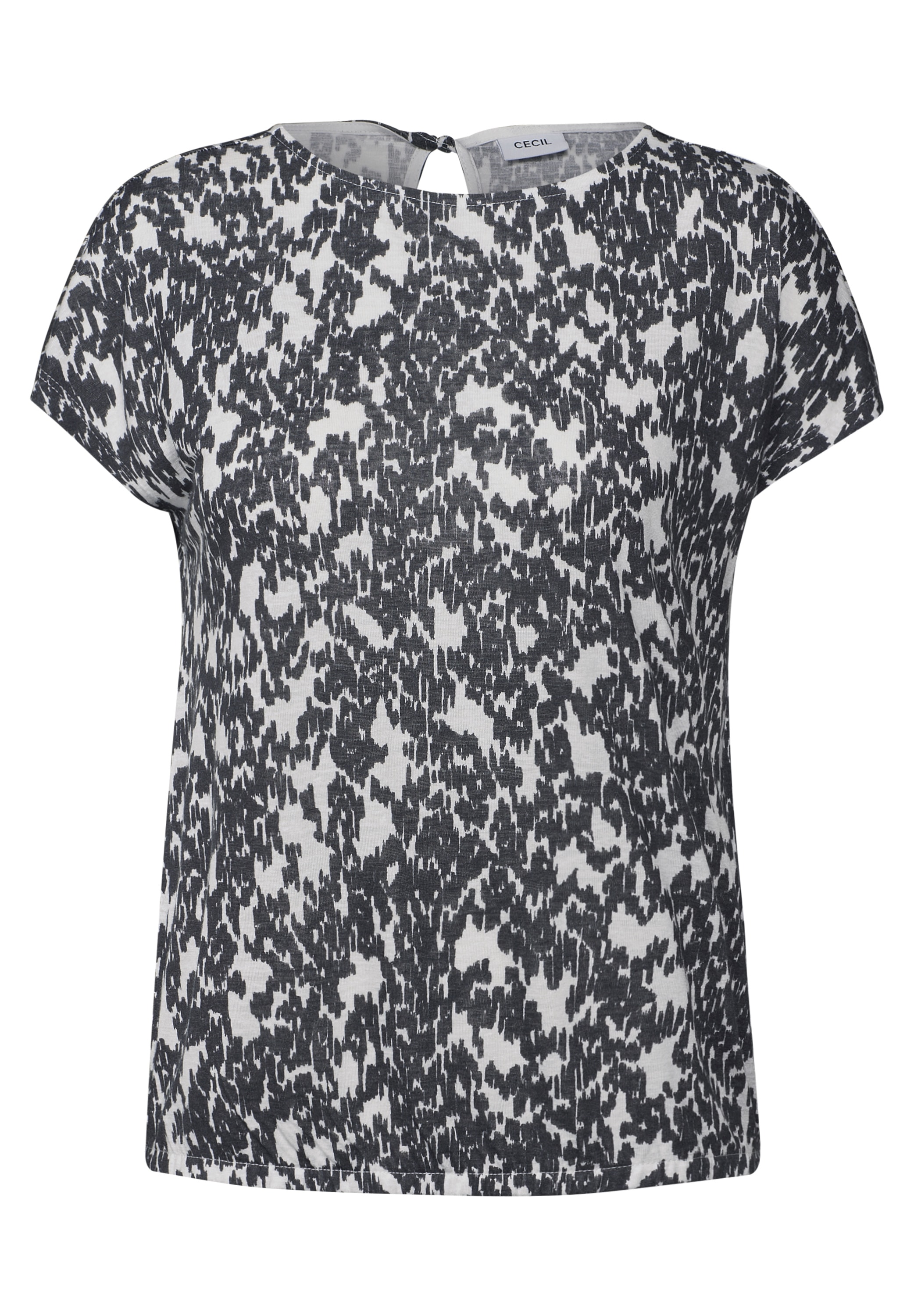 Cecil T-Shirt, mit Muster, Minimal-Print