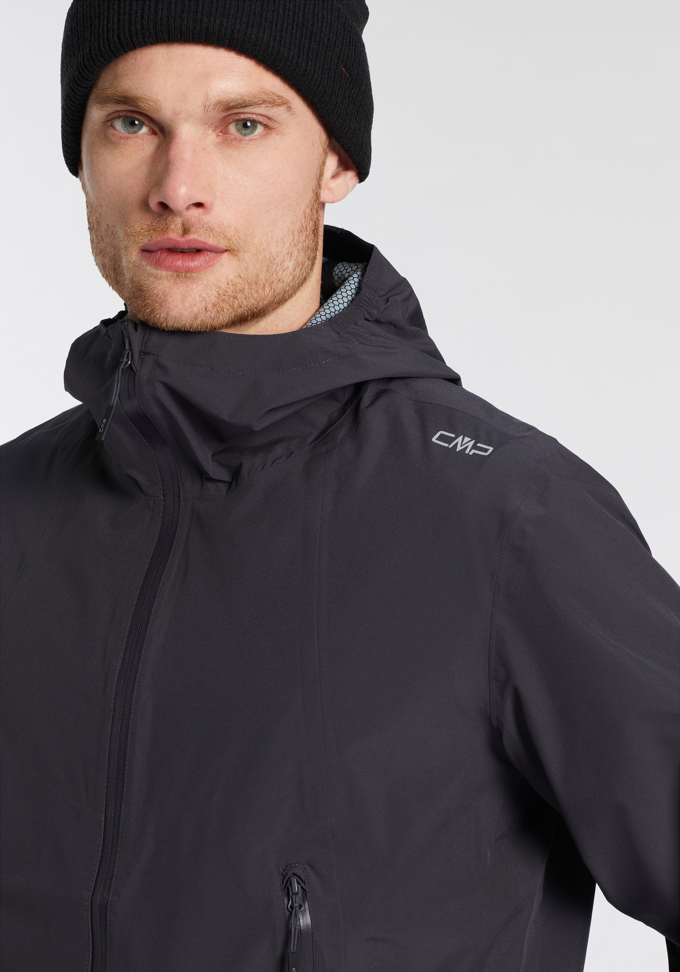 CMP Funktionsjacke »MAN JACKET FIX HOOD«, mit Kapuze