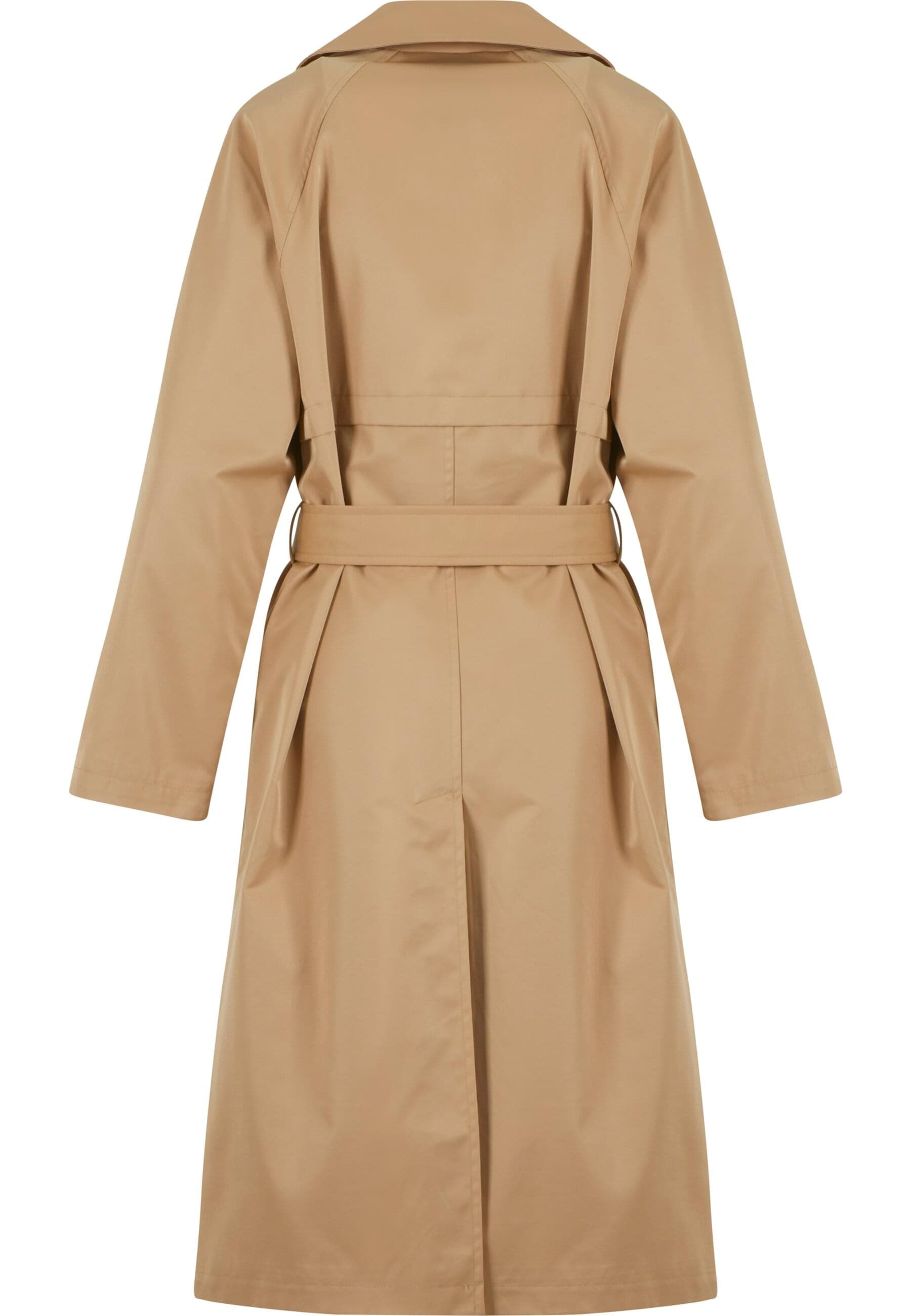 URBAN CLASSICS Winterjacke »Urban Classics Ladies Trenchcoat«, (1 St.), ohne Kapuze