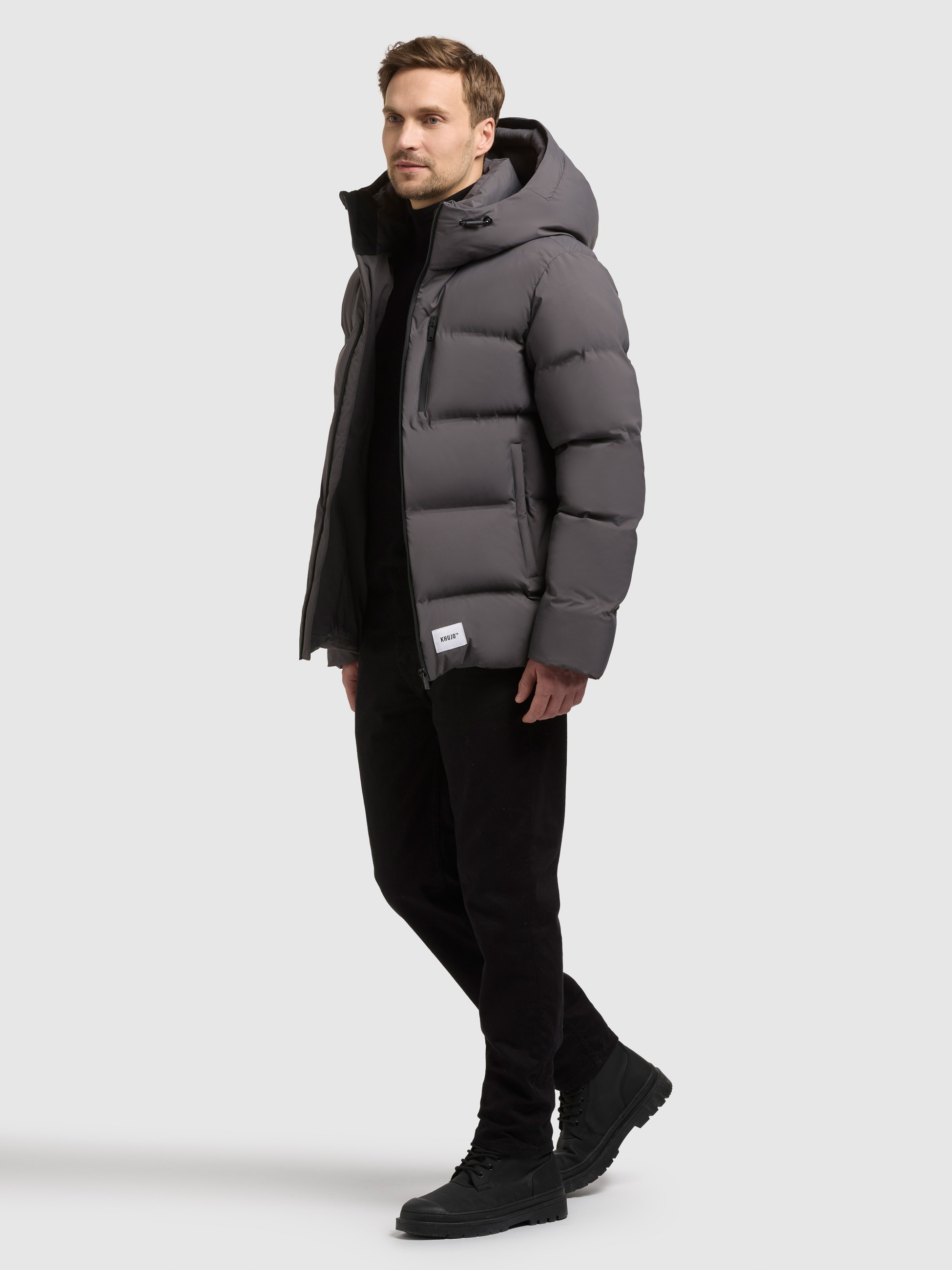 khujo Steppjacke »SILAS3« mit Kapuze