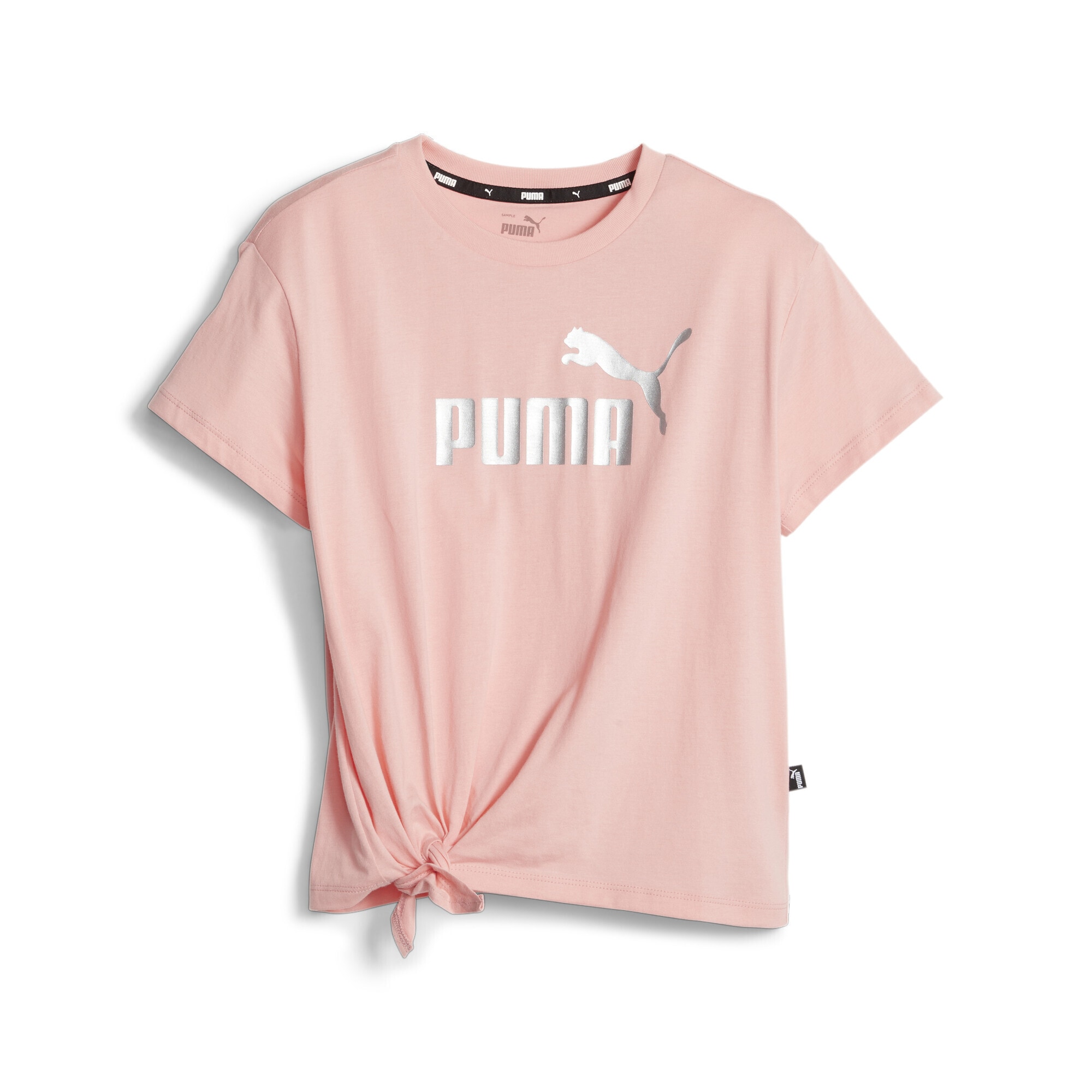PUMA T-Shirt »Essentials+ Logo T-Shirt Strick« BAUR | aus