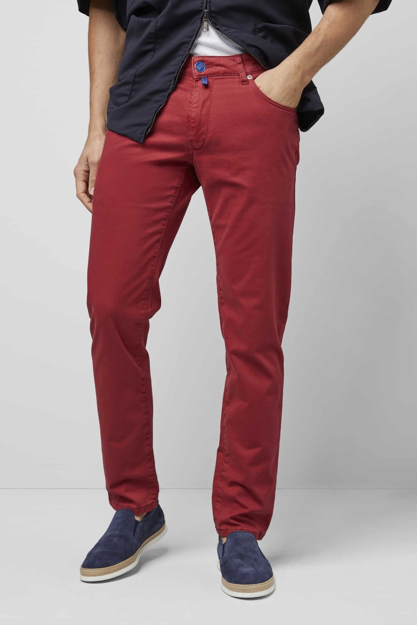 MEYER Stoffhose »M5 Slim«, Five-Pocket