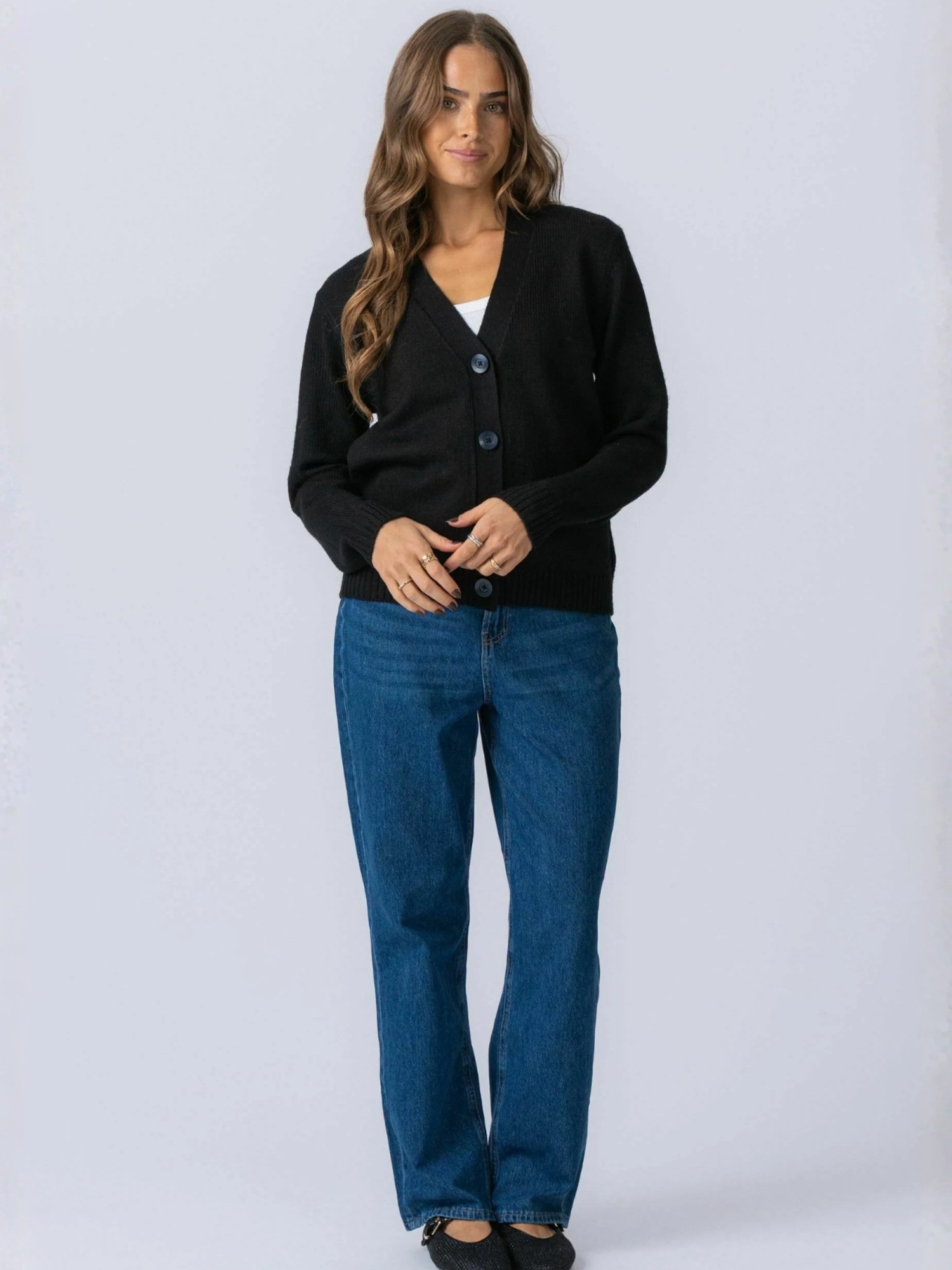 TeeShoppen Cardigan »TEESHOPPEN Cardigan Knitted Cardigan«