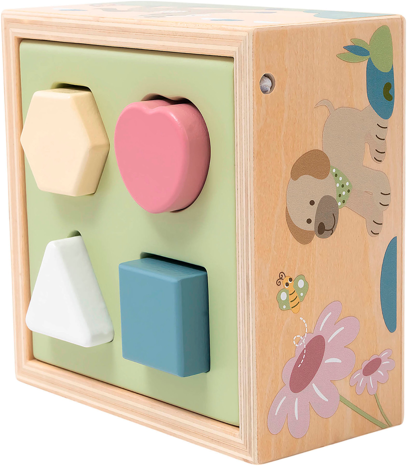 Sterntaler® Steckspielzeug »Sortierbox Holz« FSC® - schützt Wald