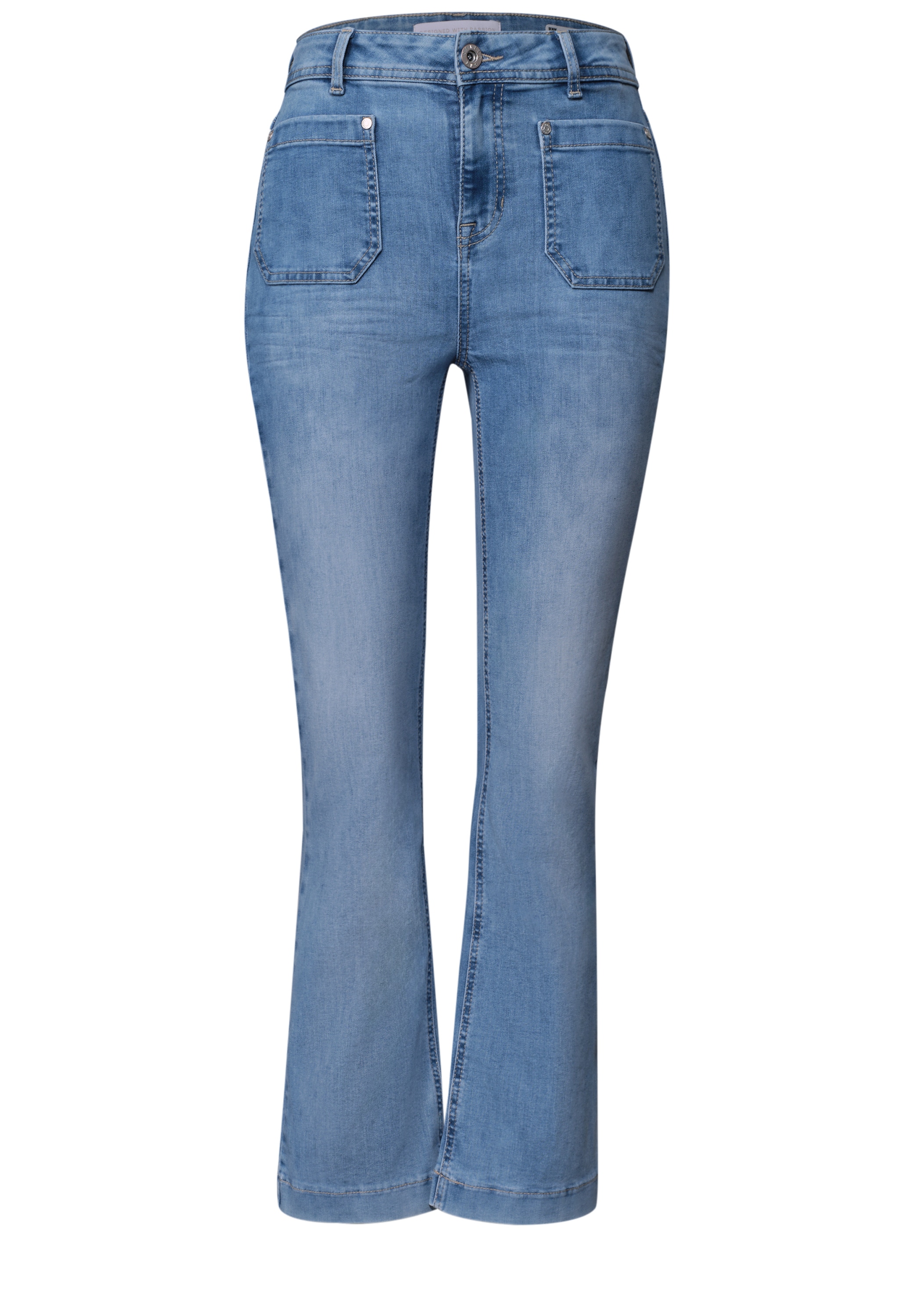 STREET ONE Slim-fit-Jeans High Waist