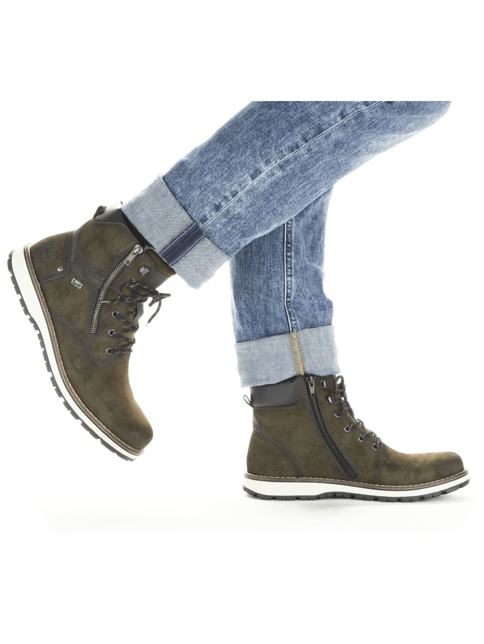 Rieker Schnürstiefelette »Rieker Stiefelette Lederimitat«