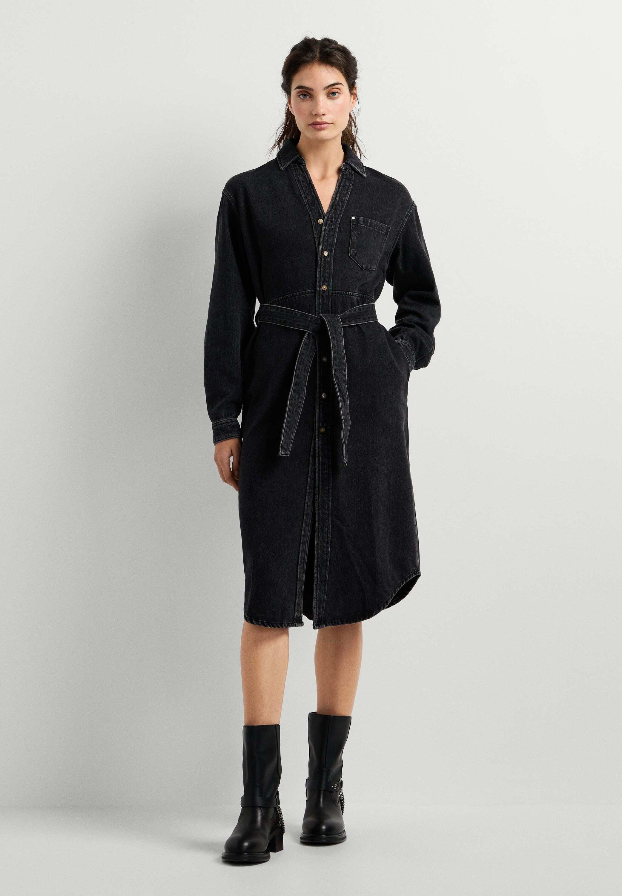 Pepe Jeans Jeanskleid »denim dress ANGIE CLASSIC SHIRT DRESS«