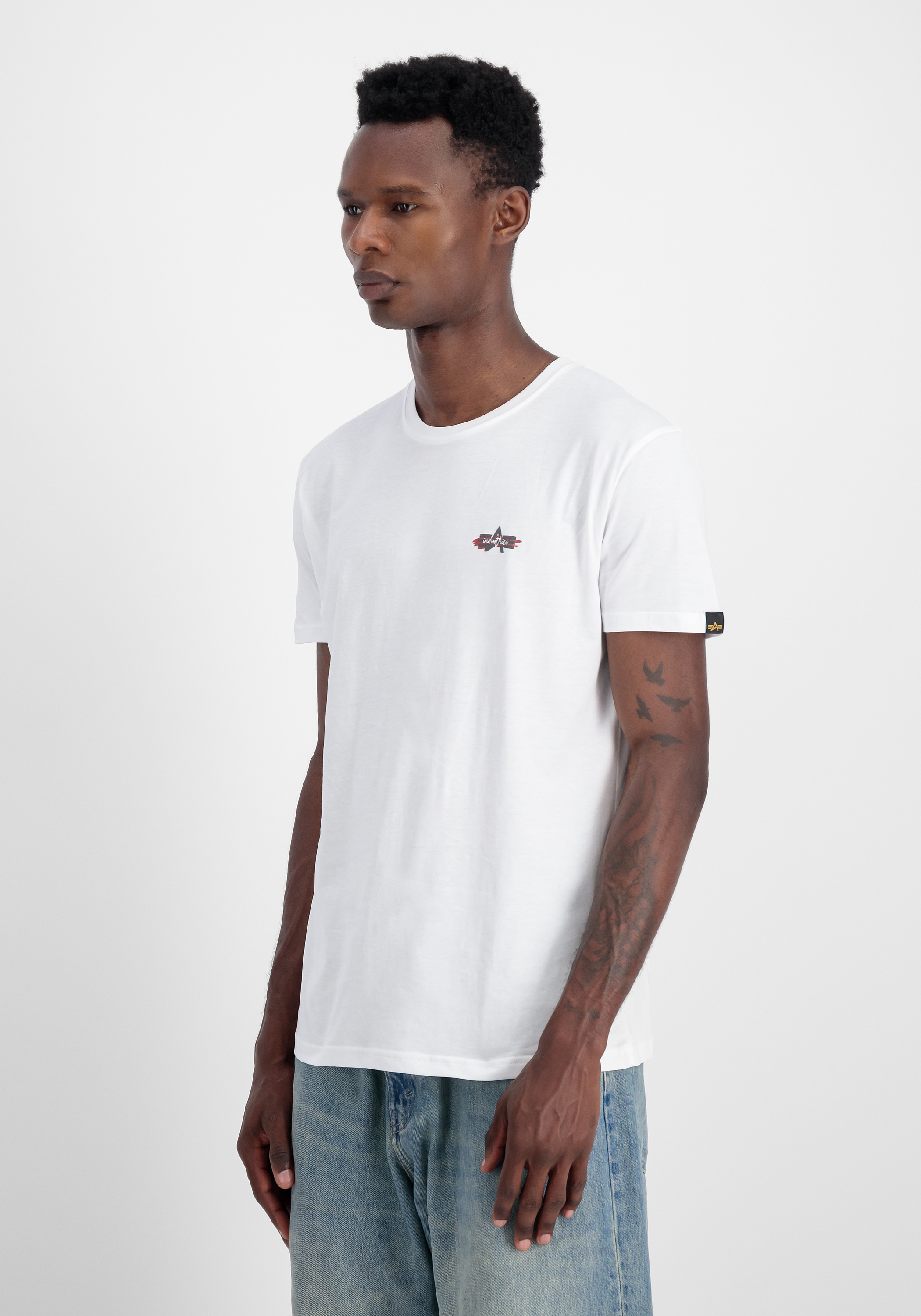 Alpha Industries "Signature Puff Print Backprint T-Shirt"