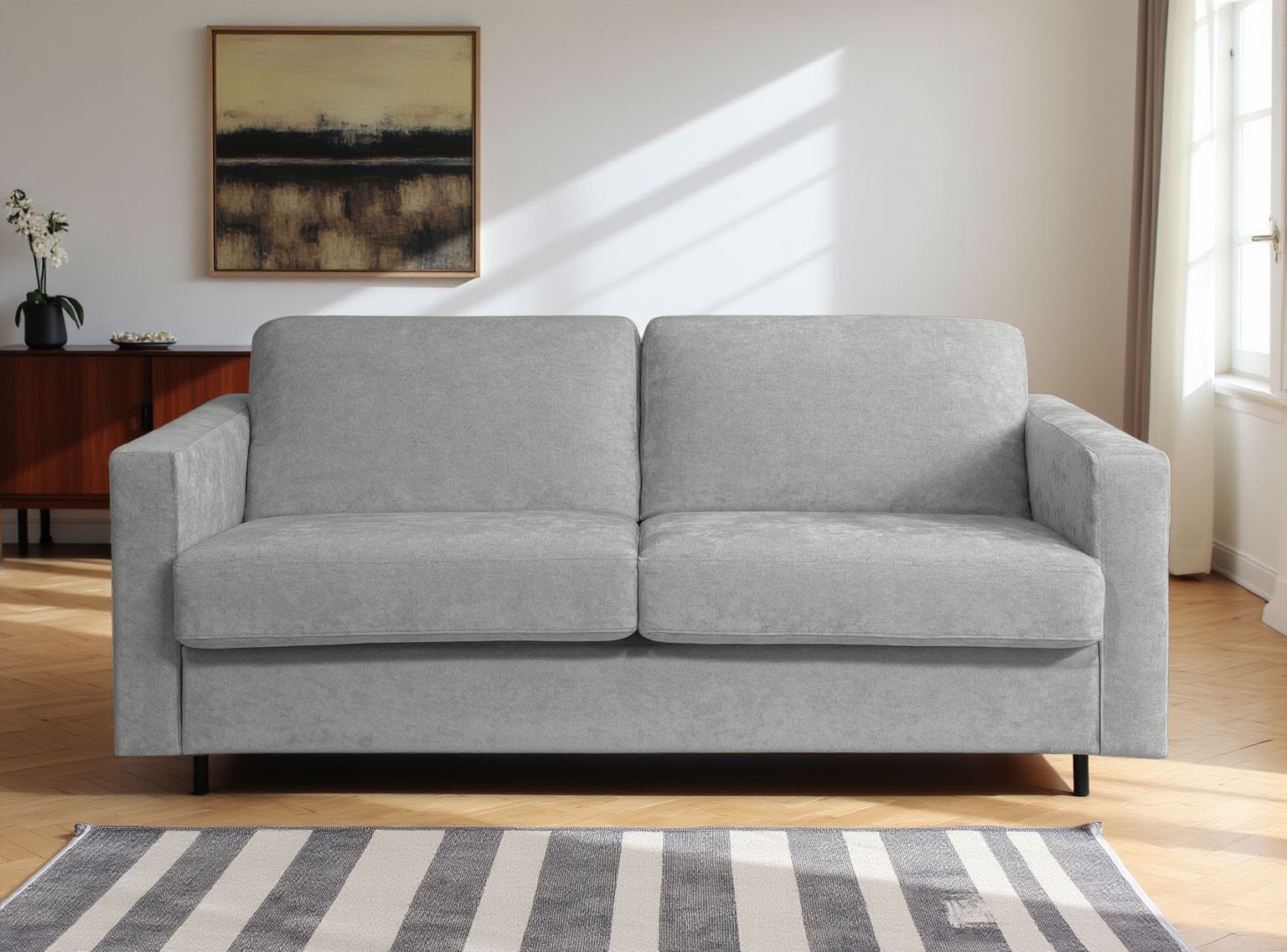 Home affaire Schlafsofa »Virming«, Dauerschlaf-Funktion mit Unterfederung und Matratze