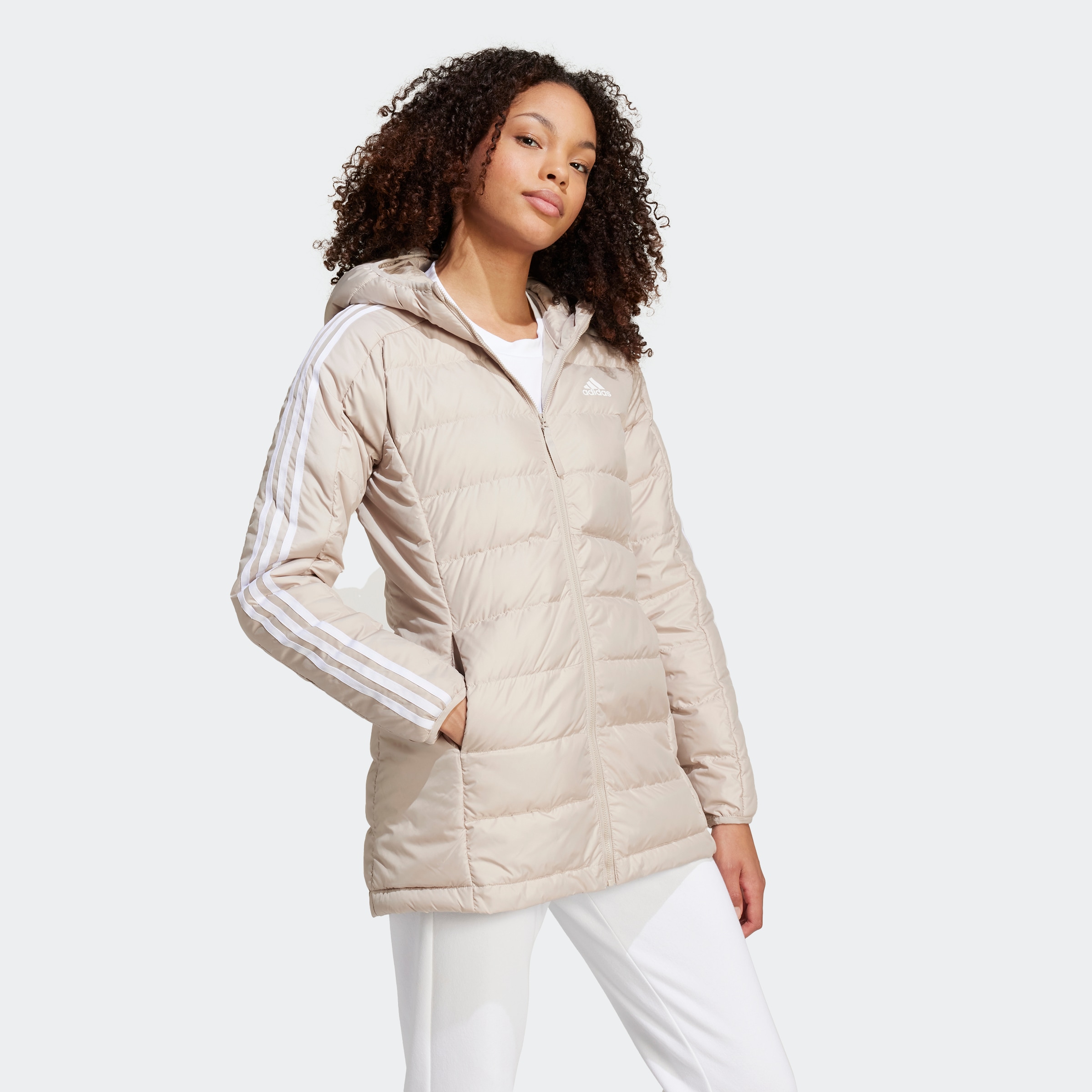 adidas Sportswear Outdoorjacke »W ESS 3S L D HP«