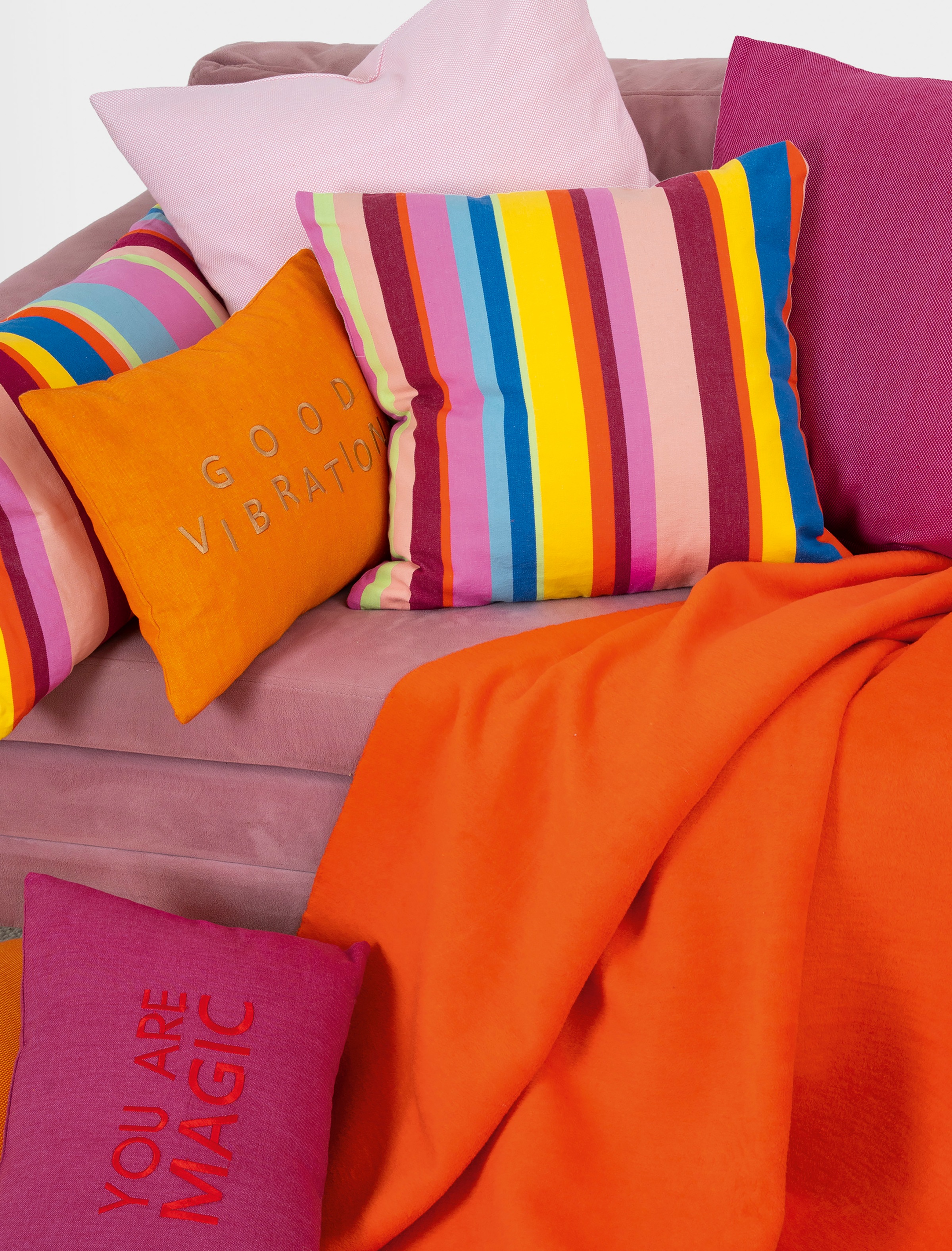 PAD Dekokissen "SMILE" 100% Baumwolle günstig online kaufen