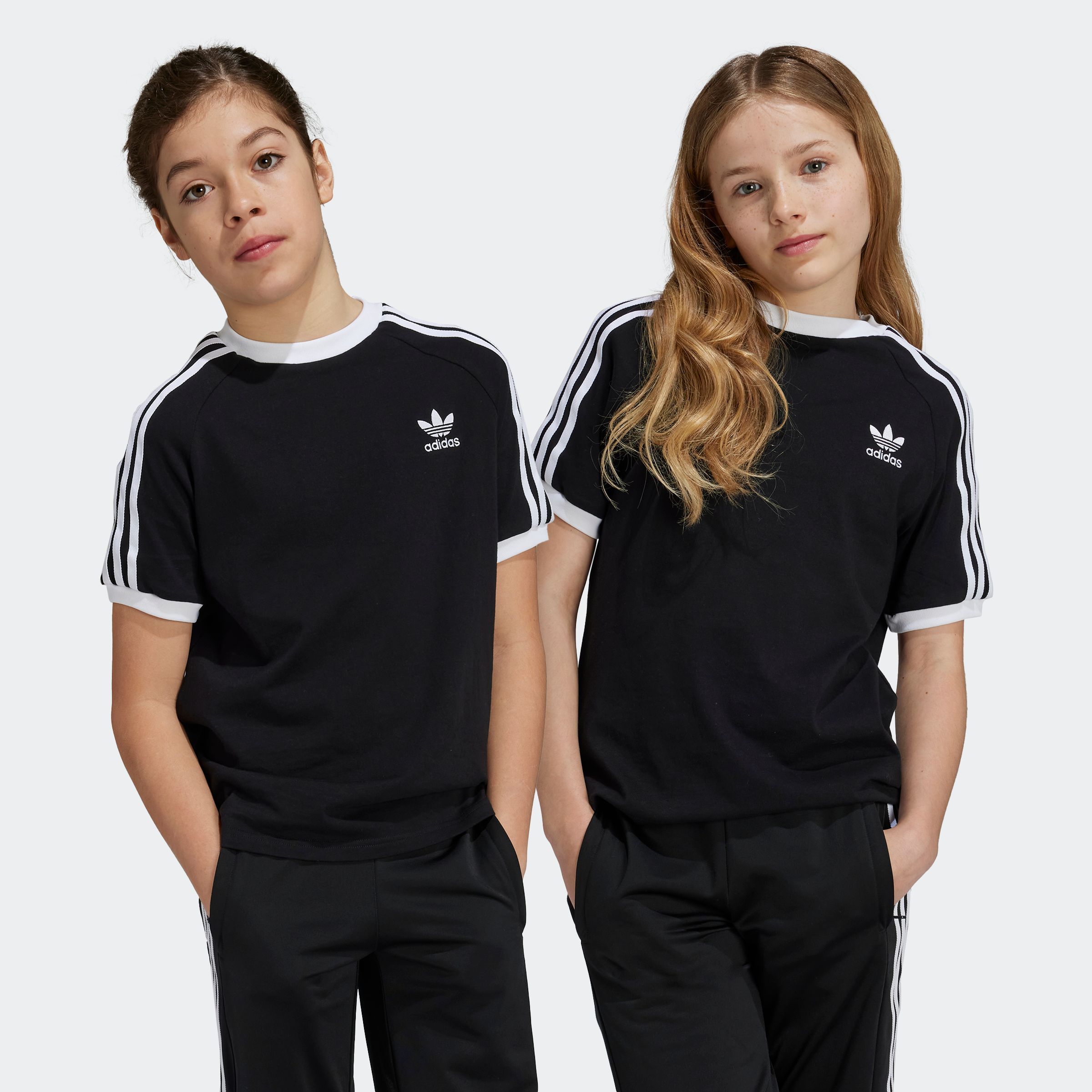 adidas Originals T-Shirt "3 STRIPE TEE" sportlicher Stil, mit kurzen Ärmeln, für Kinder, aus Baumwolle
