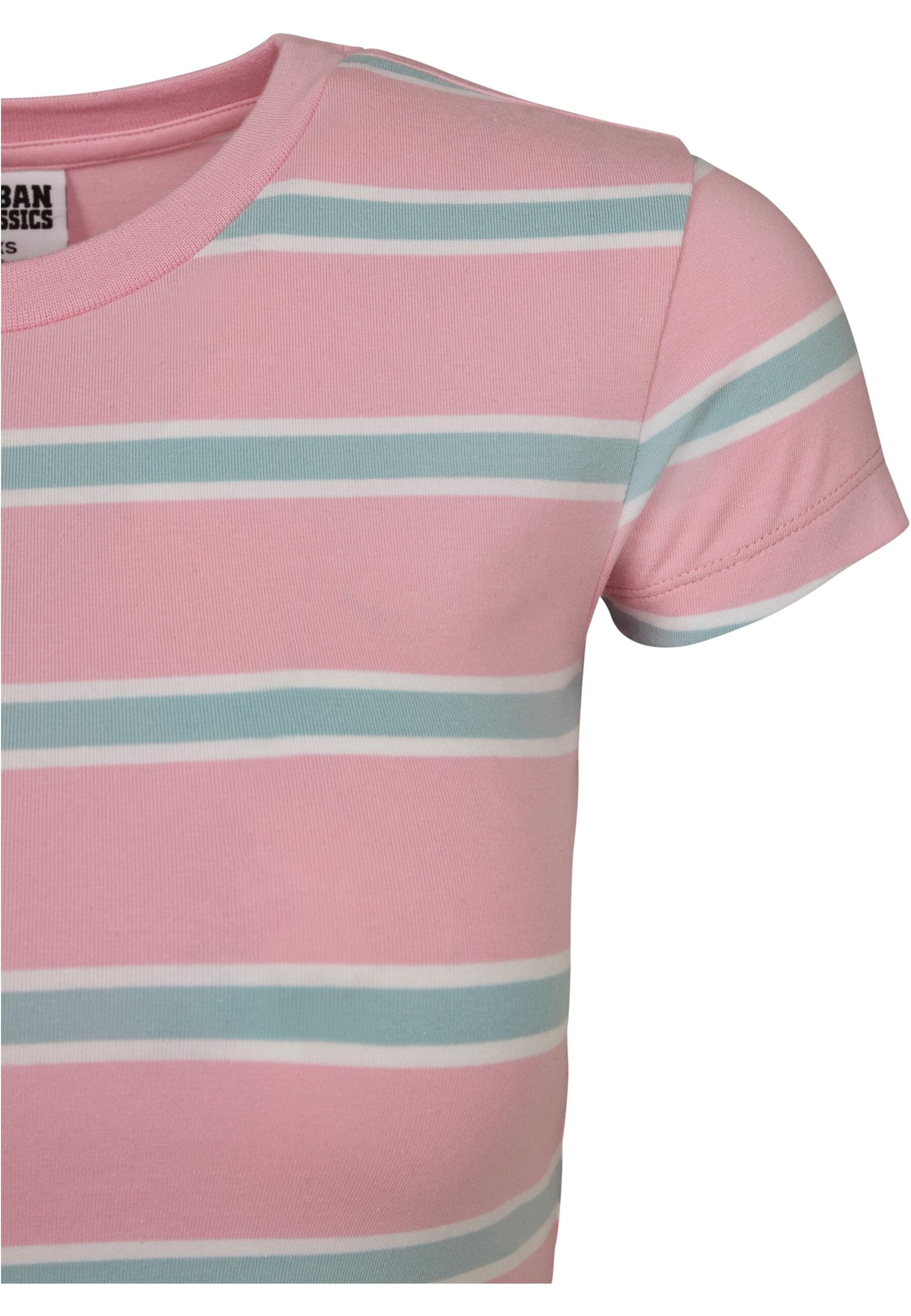 URBAN CLASSICS T-Shirt »Urban Classics Damen Ladies Stripe Cropped Tee«, (1 tlg.)