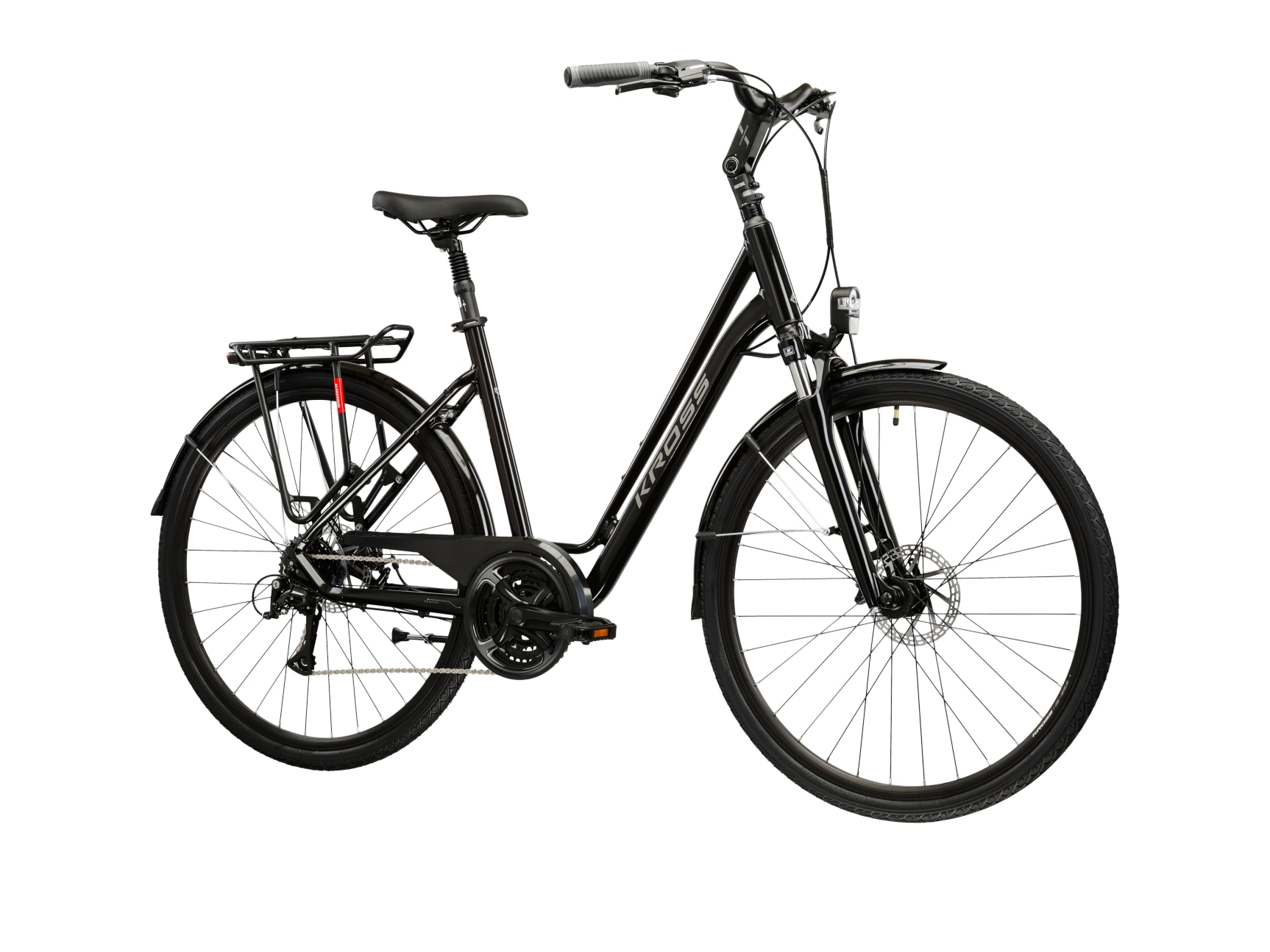 Kross Cityrad »Sentio 3.0 schwarz« 24 Gang Shimano ACERA M3020 Schaltwerk Kettenschaltung