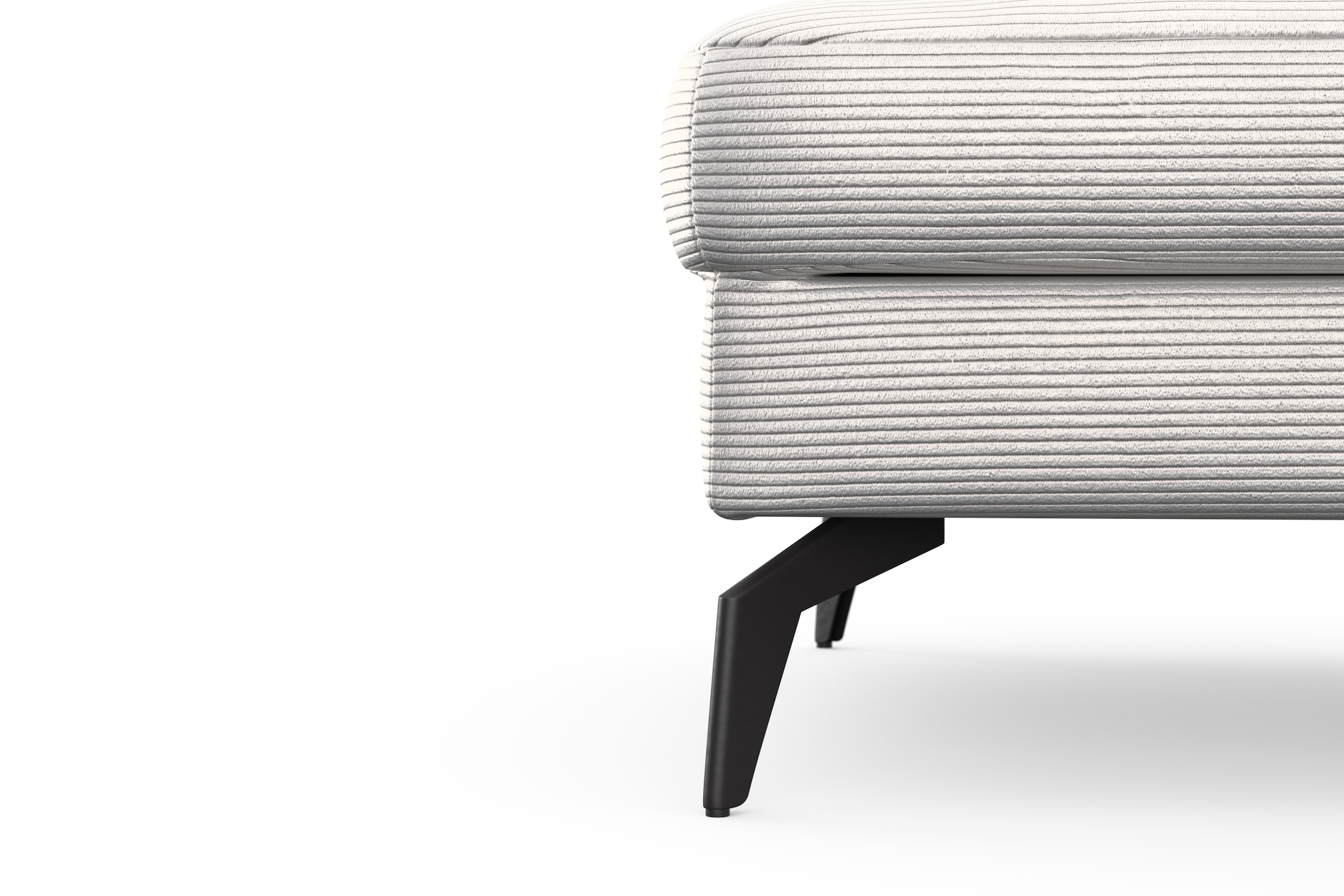 sit&more Polsterhocker »Cabana«, mit stylischen Metallfüßen