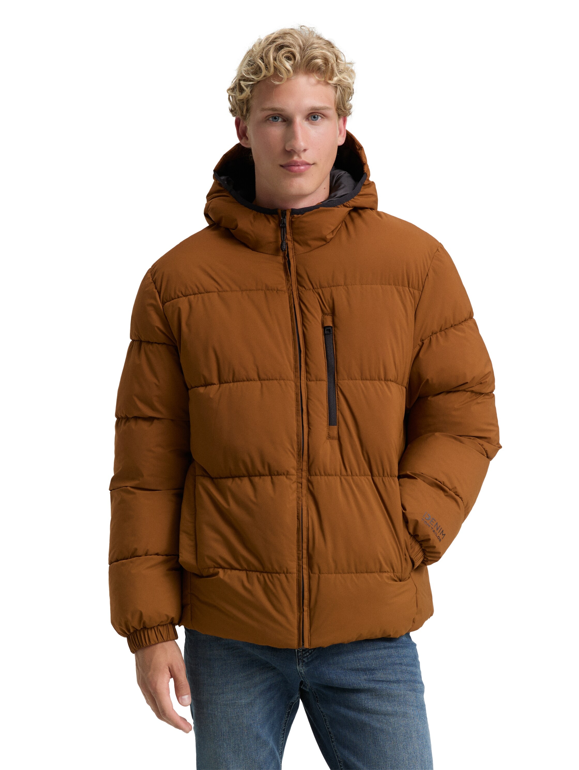 TOM TAILOR Denim Steppjacke mit Kapuze mit Kapuze günstig online kaufen